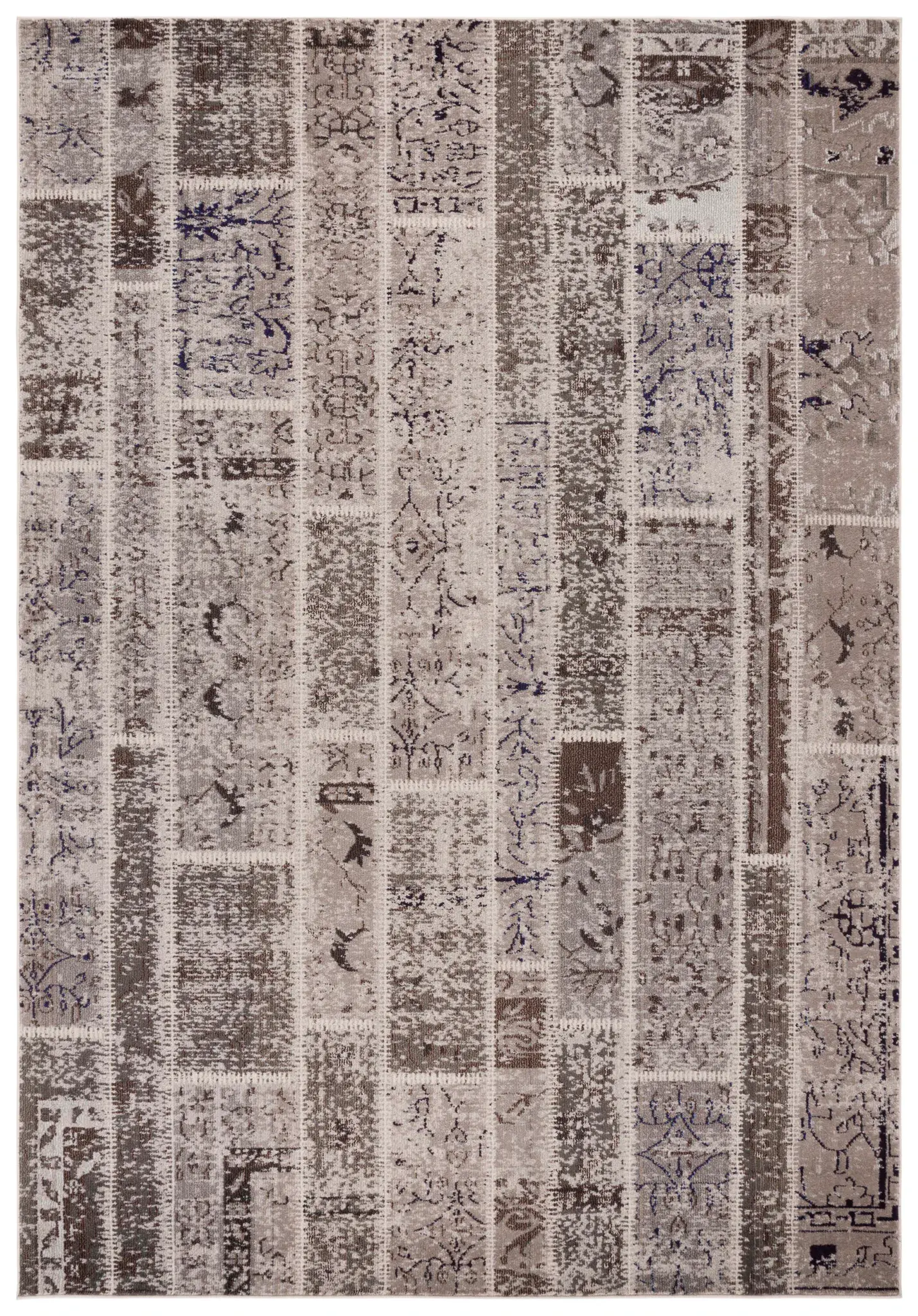 Monaco Distressed Patchwork Rug