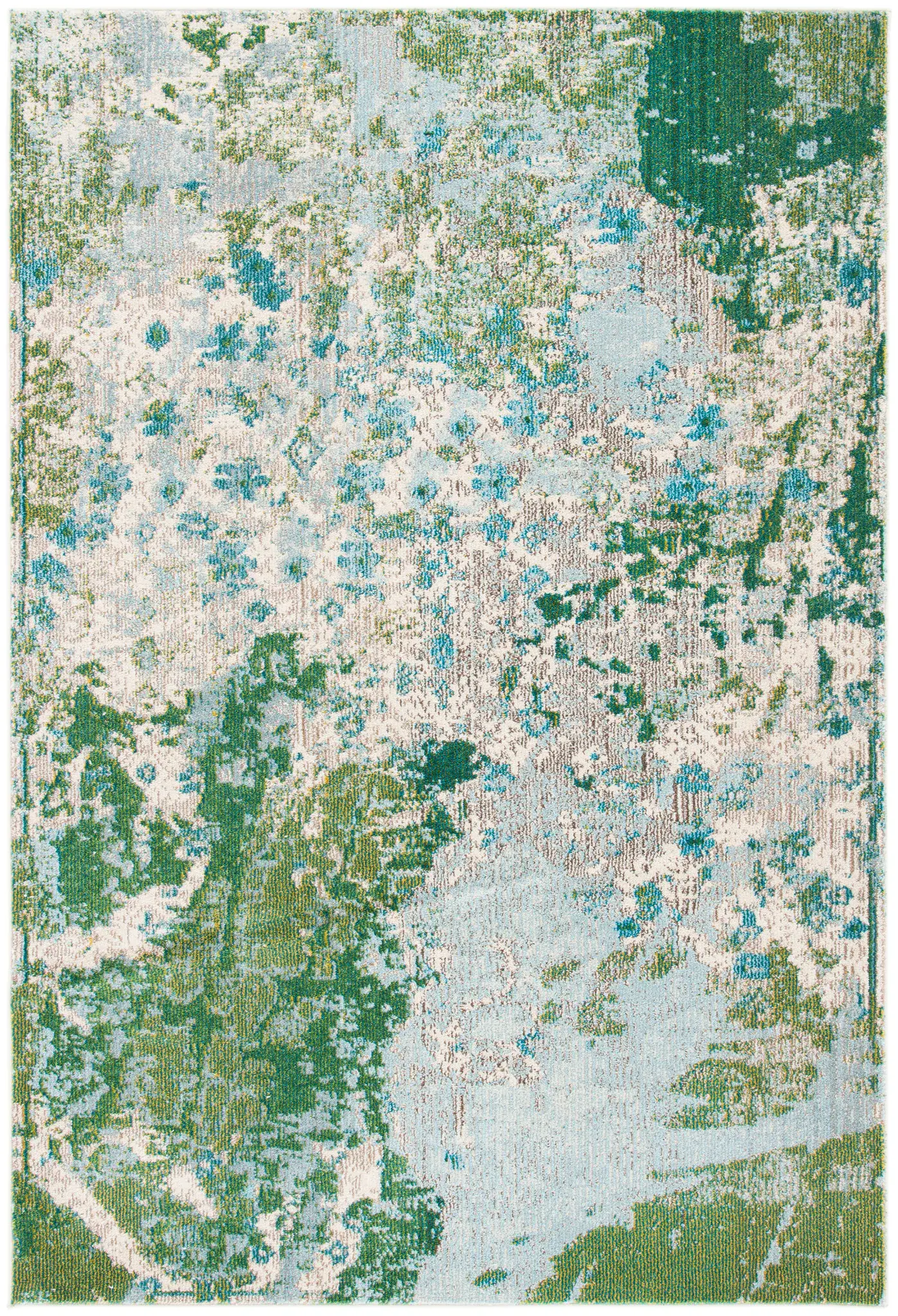 Monaco Abstract Botanical Rug