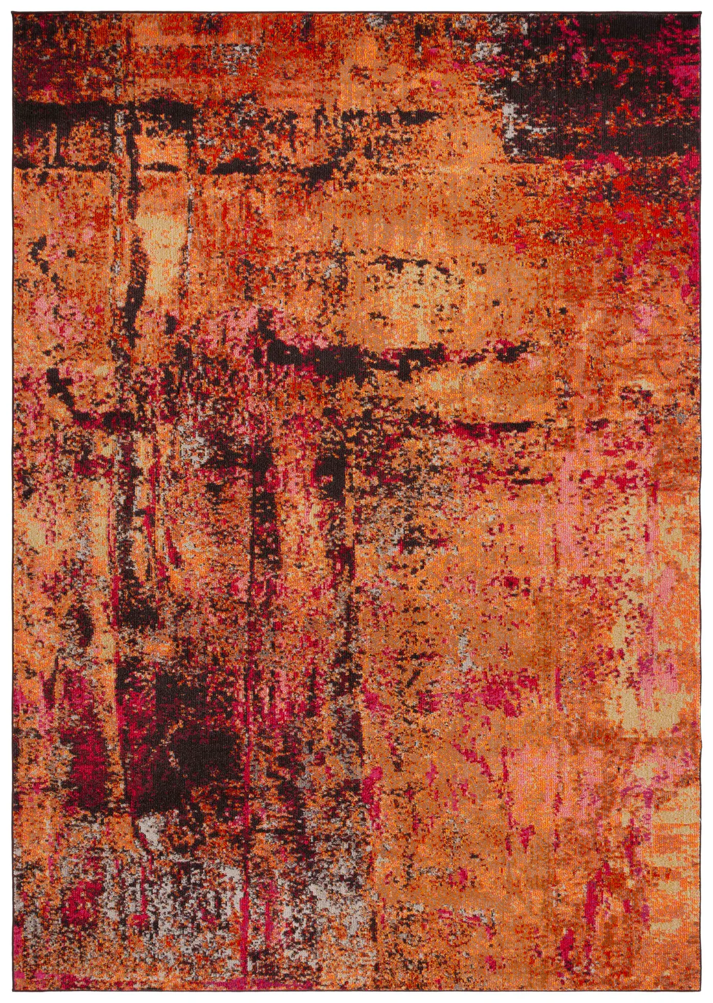 Monaco Distressed Grunge Rug
