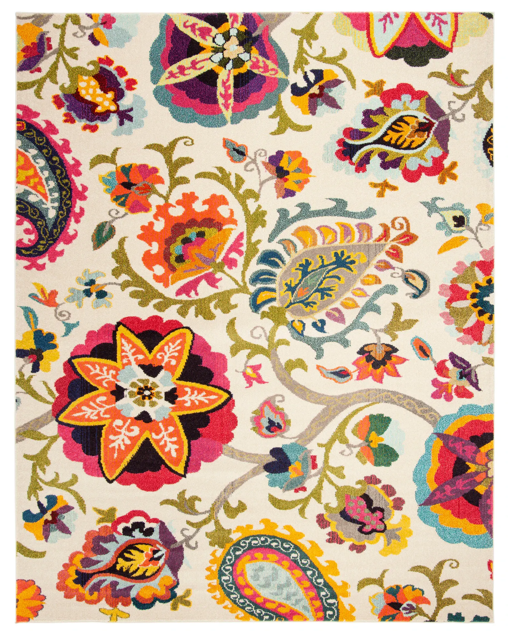 Monaco Floral Paisley Rug