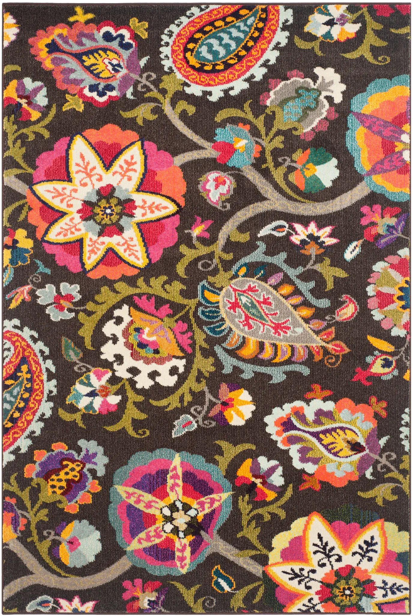 Monaco Floral Paisley Rug