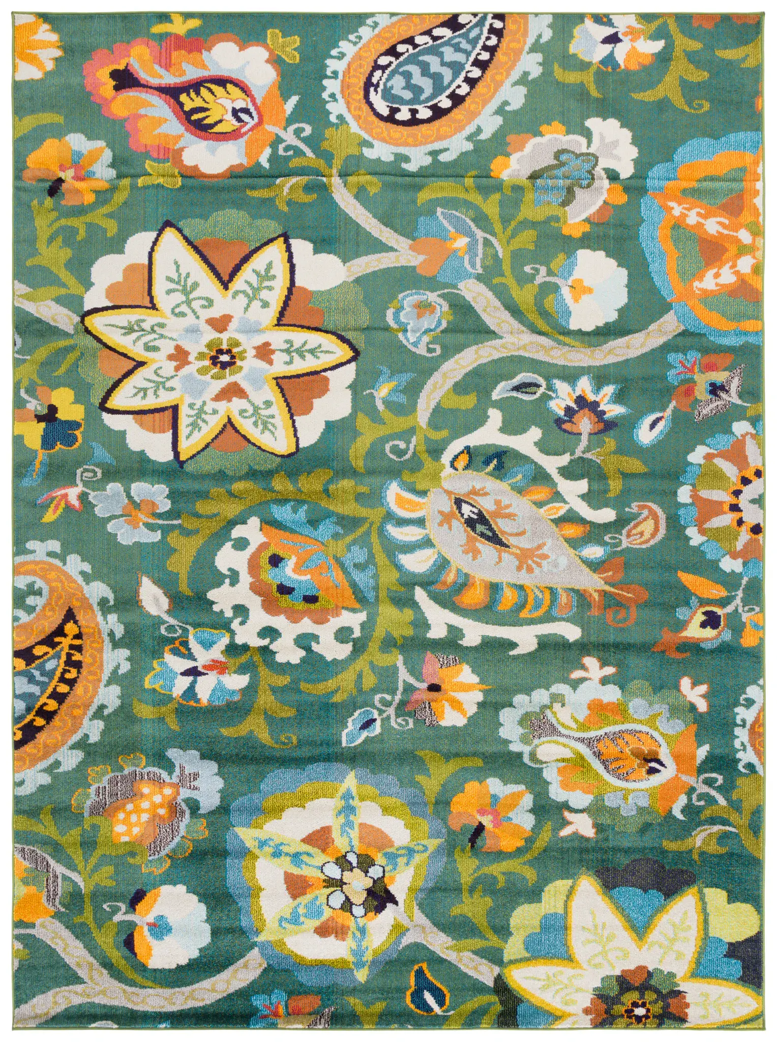 Monaco Floral Paisley Rug