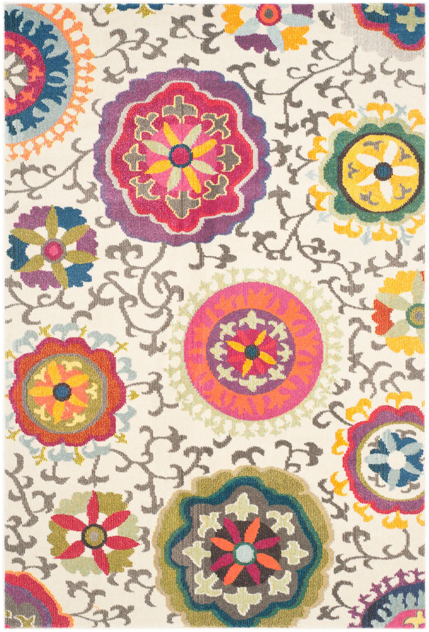 Monaco Floral Medallion Rug