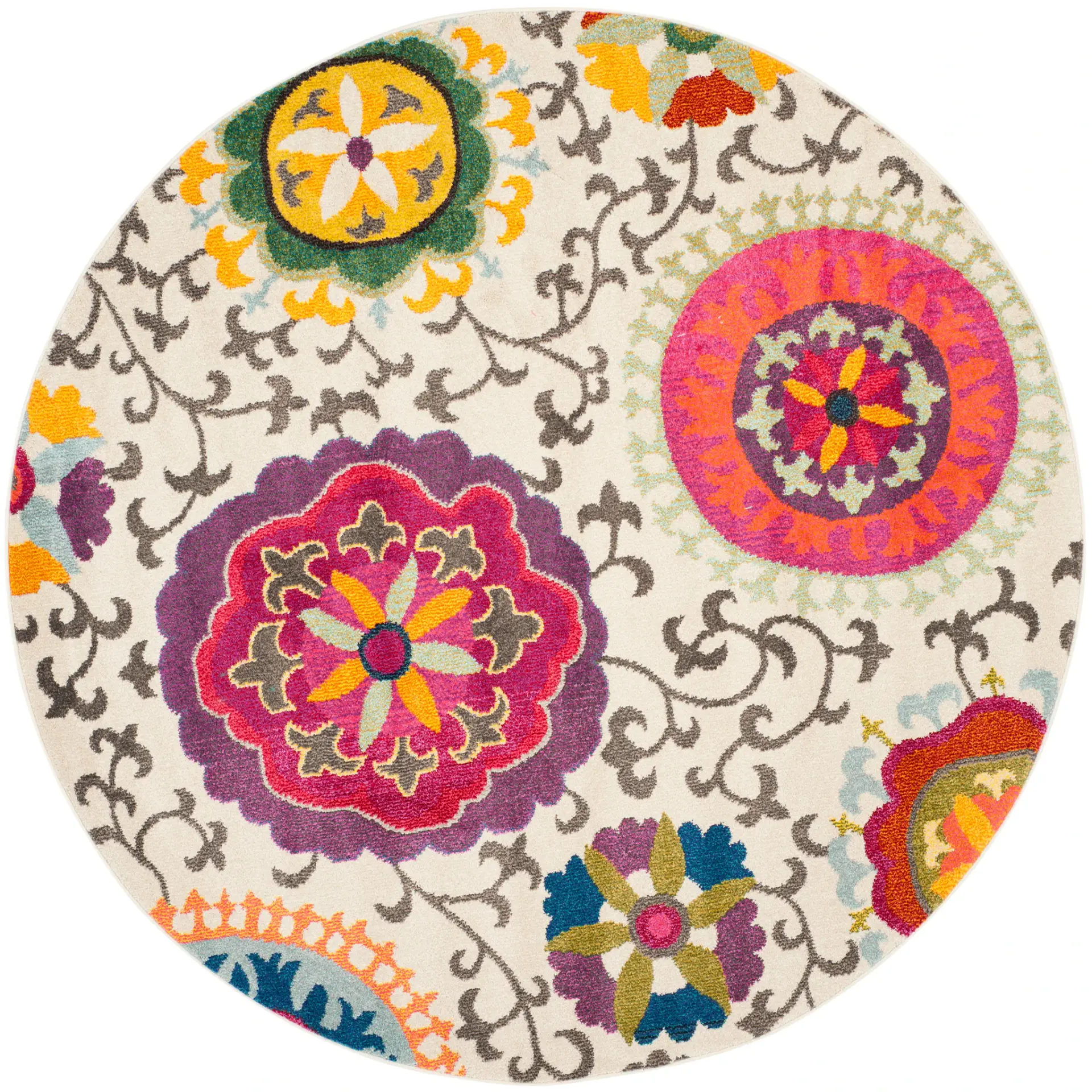 Monaco Floral Medallion Rug