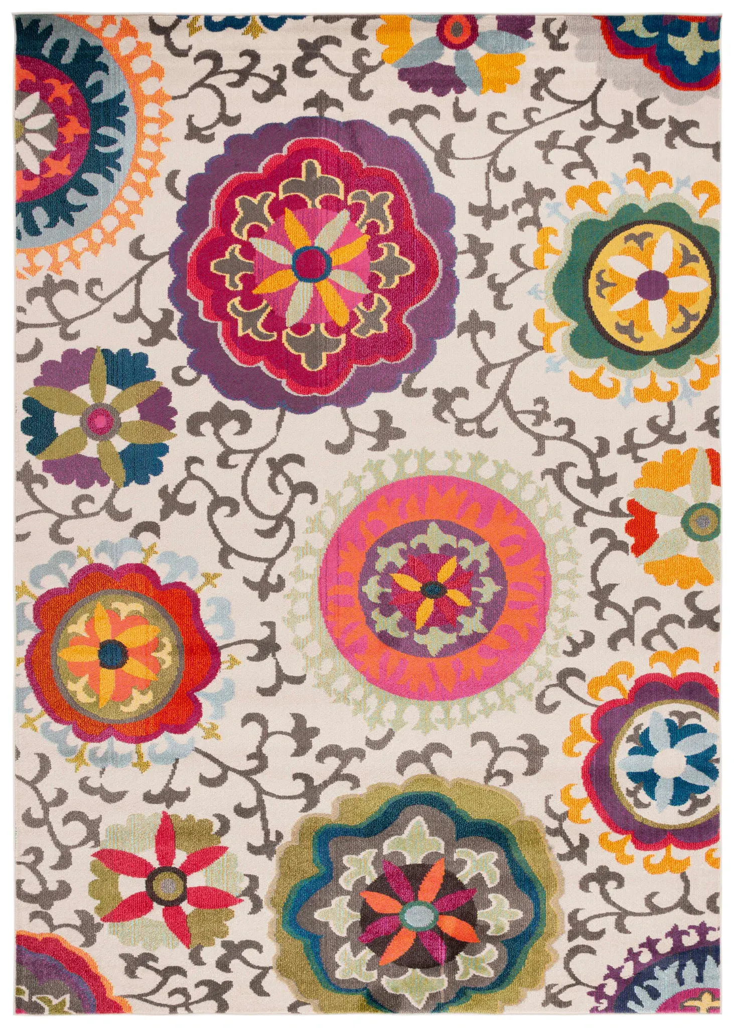 Monaco Floral Medallion Rug