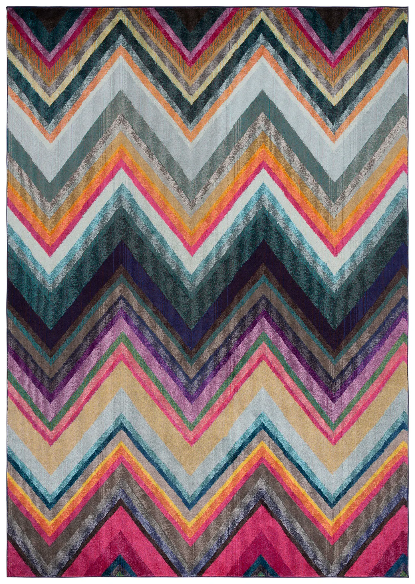Monaco Spectrum Chevron Rug