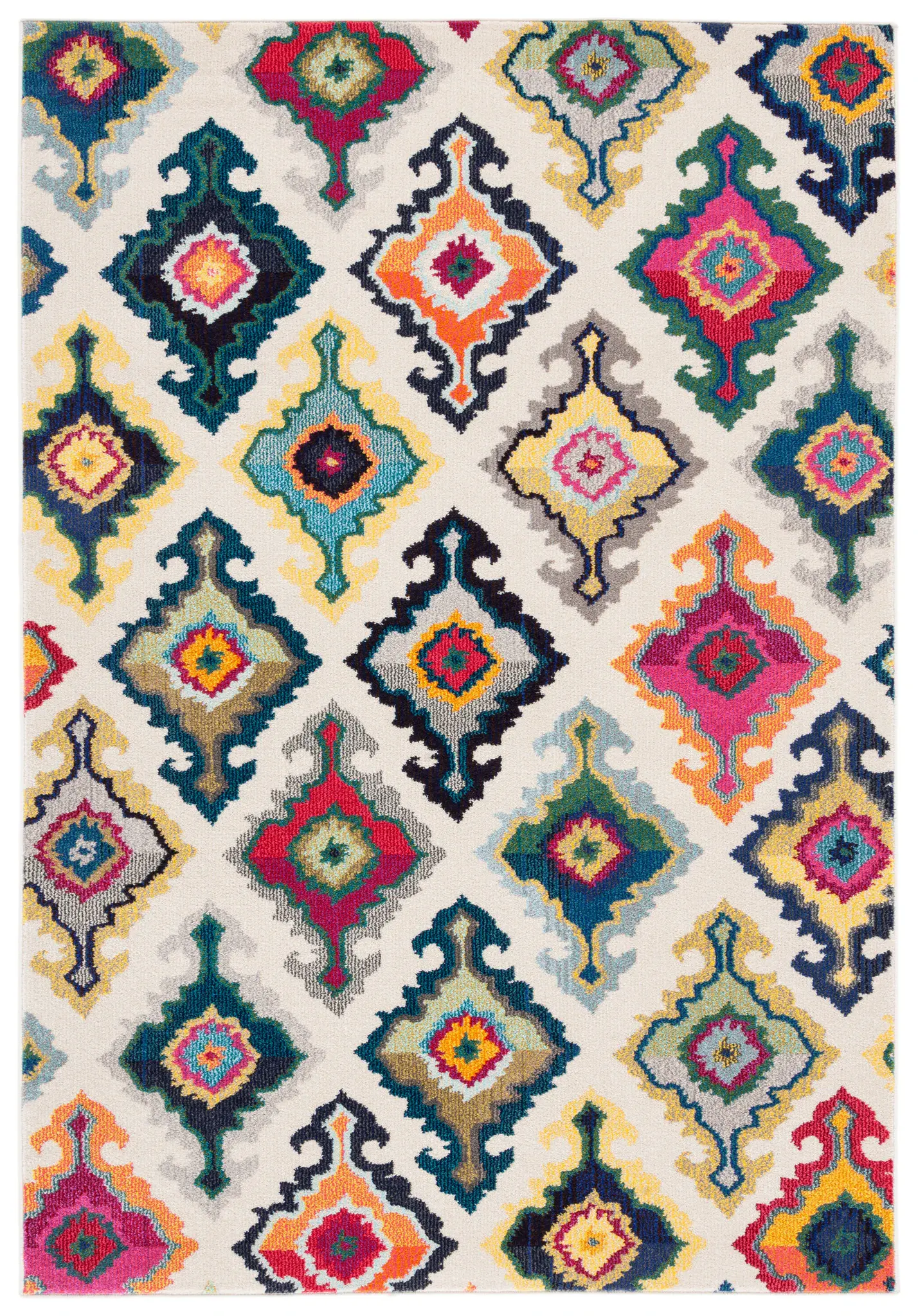 Monaco Ikat Trellis Rug