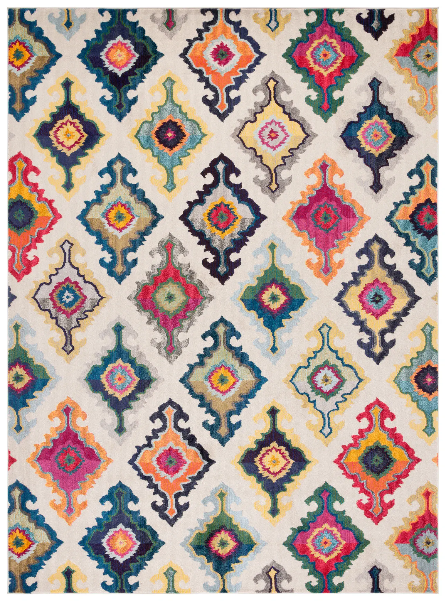 Monaco Ikat Trellis Rug