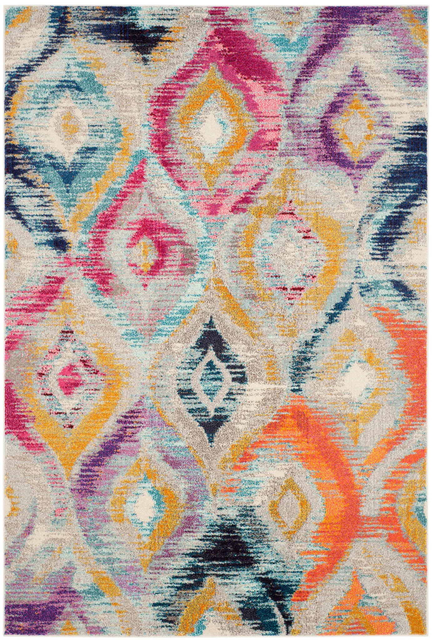 Monaco Ikat Diamond Rug