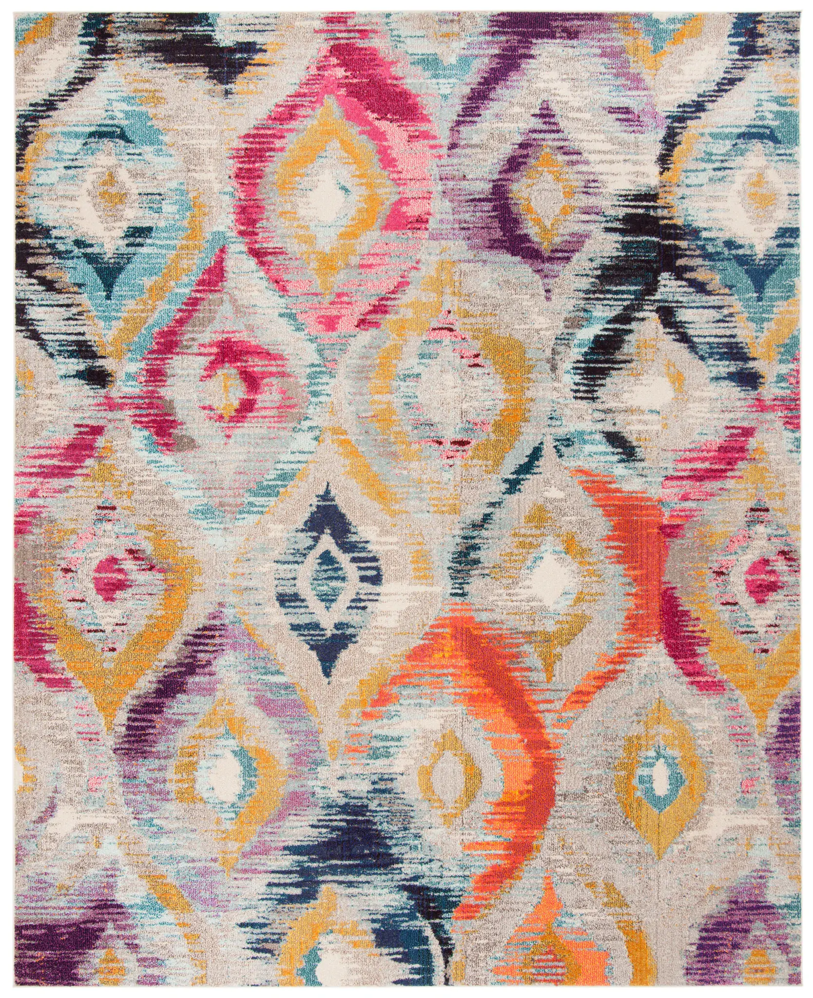 Monaco Ikat Diamond Rug