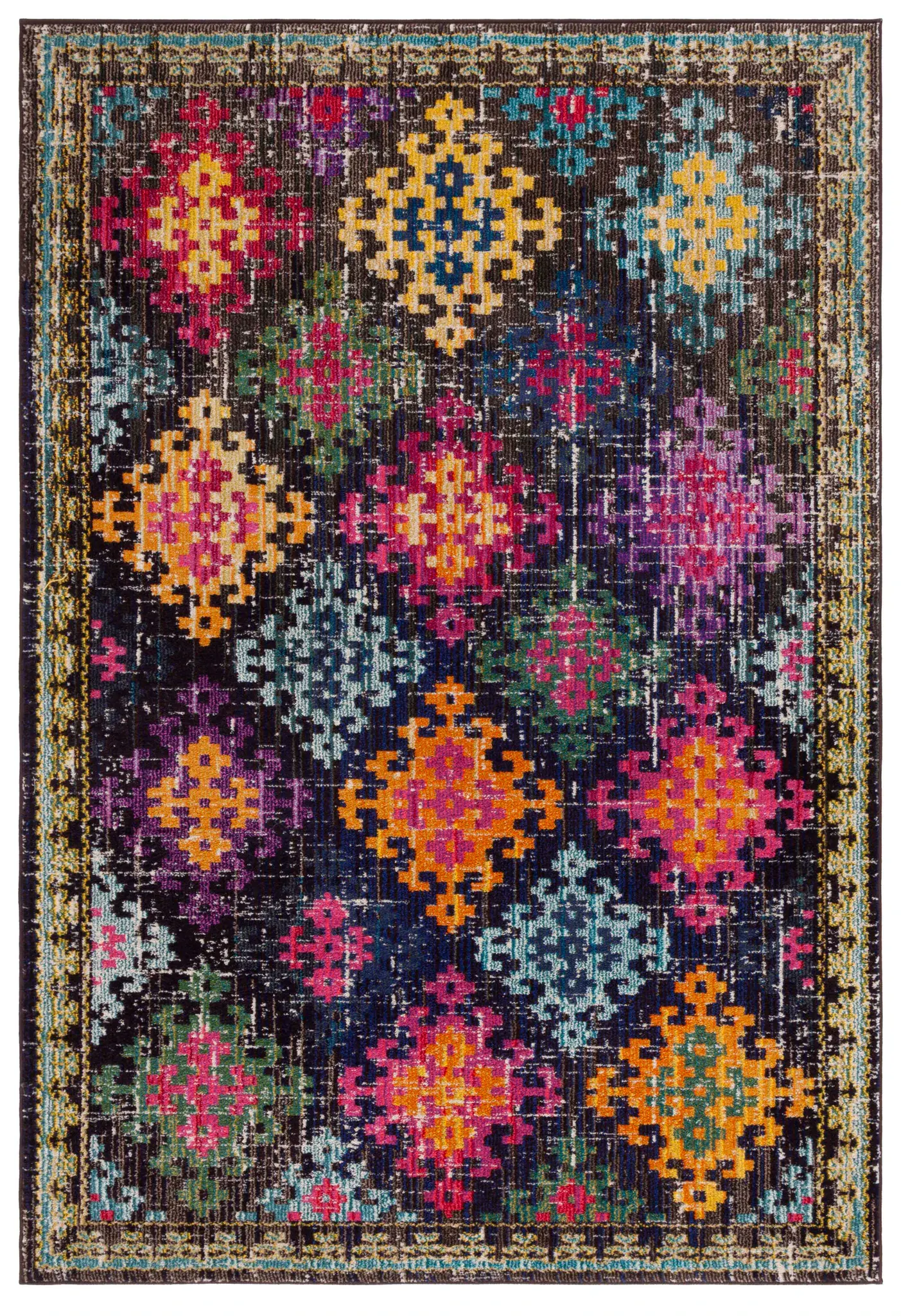 Monaco Distressed Tribal Rug