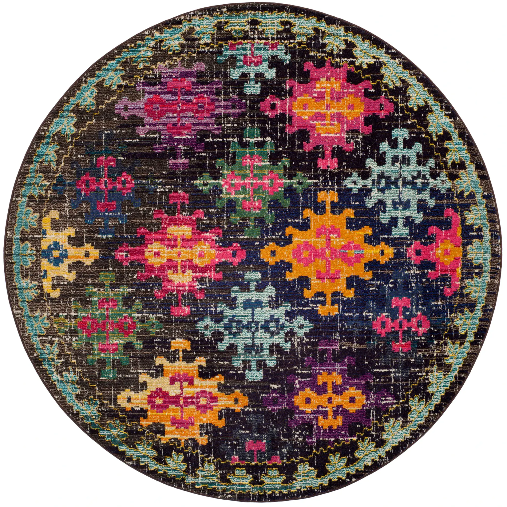 Monaco Distressed Tribal Rug