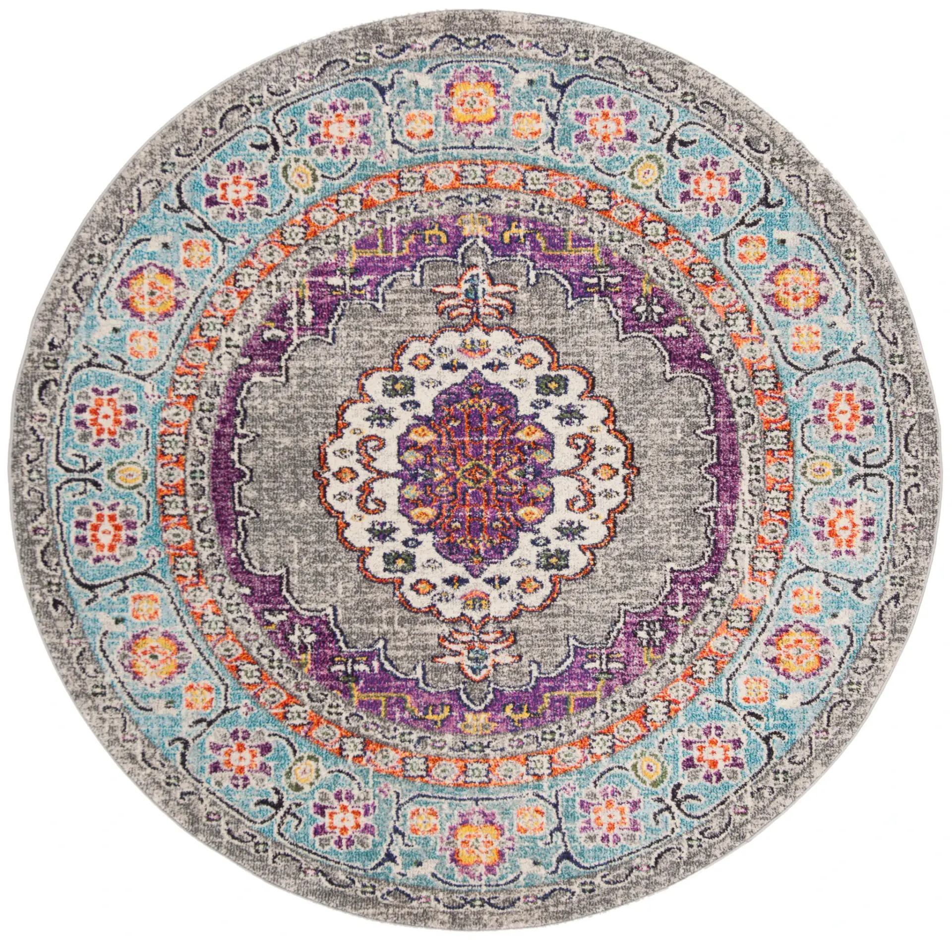 Monaco Medallion Bordered Rug