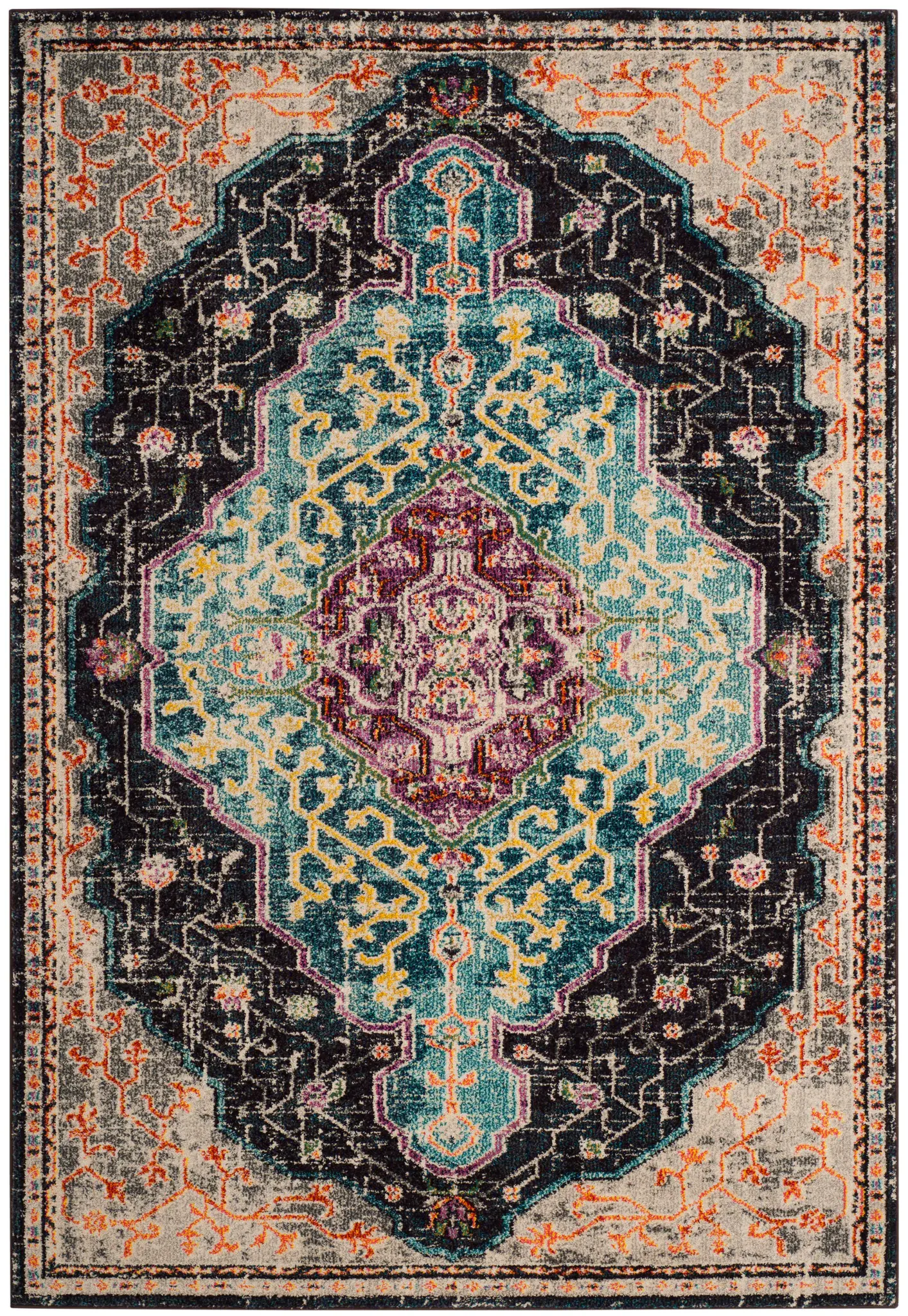 Monaco Vintage Medallion Rug