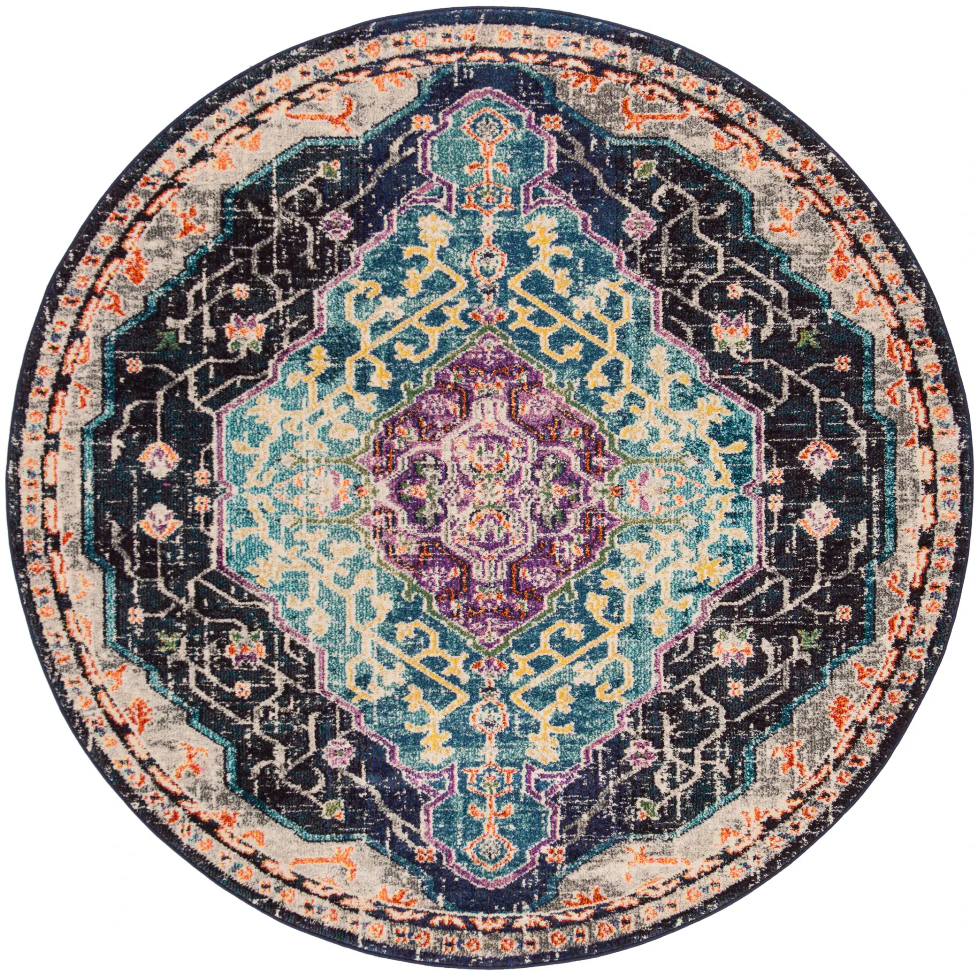 Monaco Vintage Medallion Rug