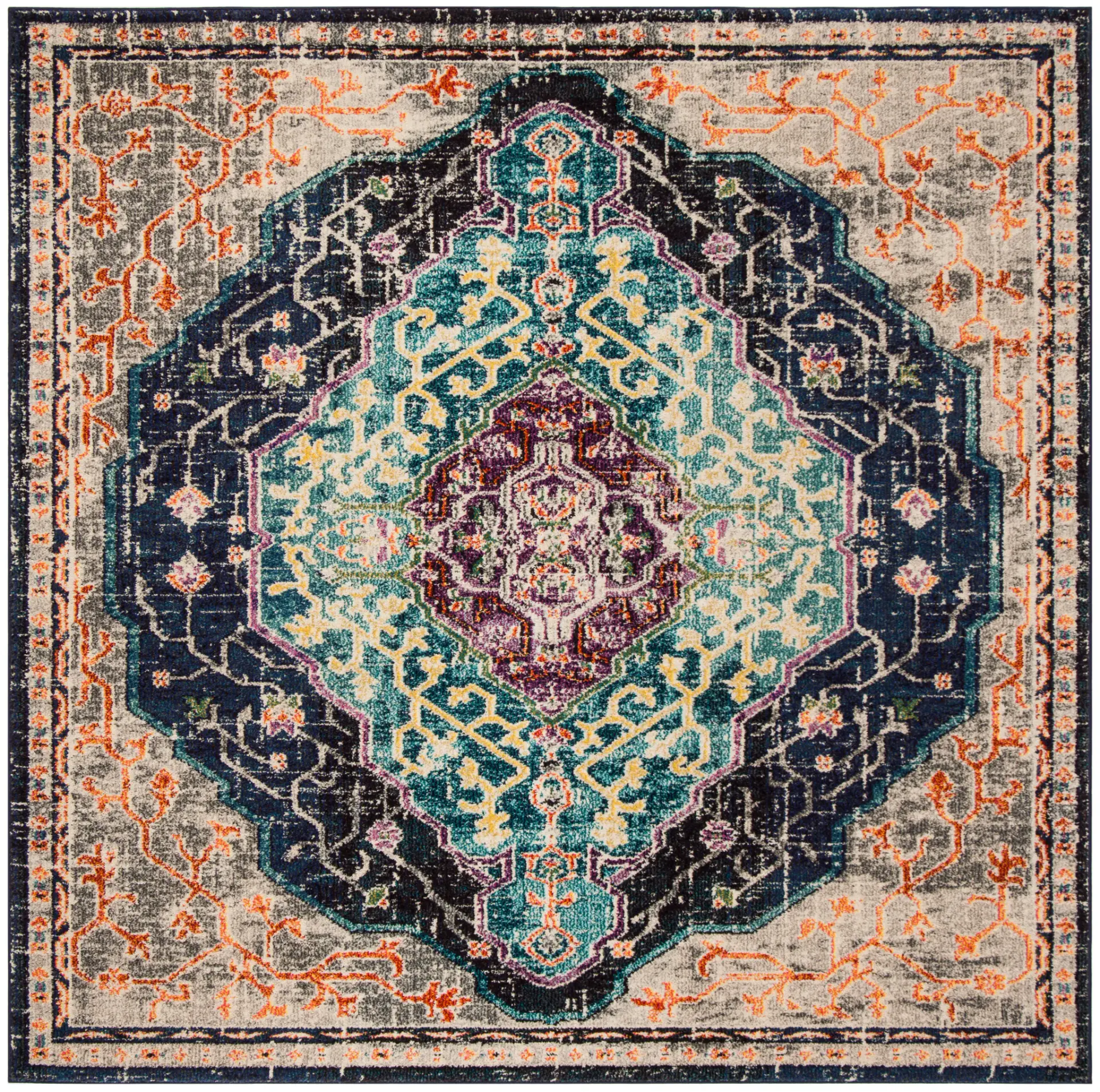 Monaco Vintage Medallion Rug