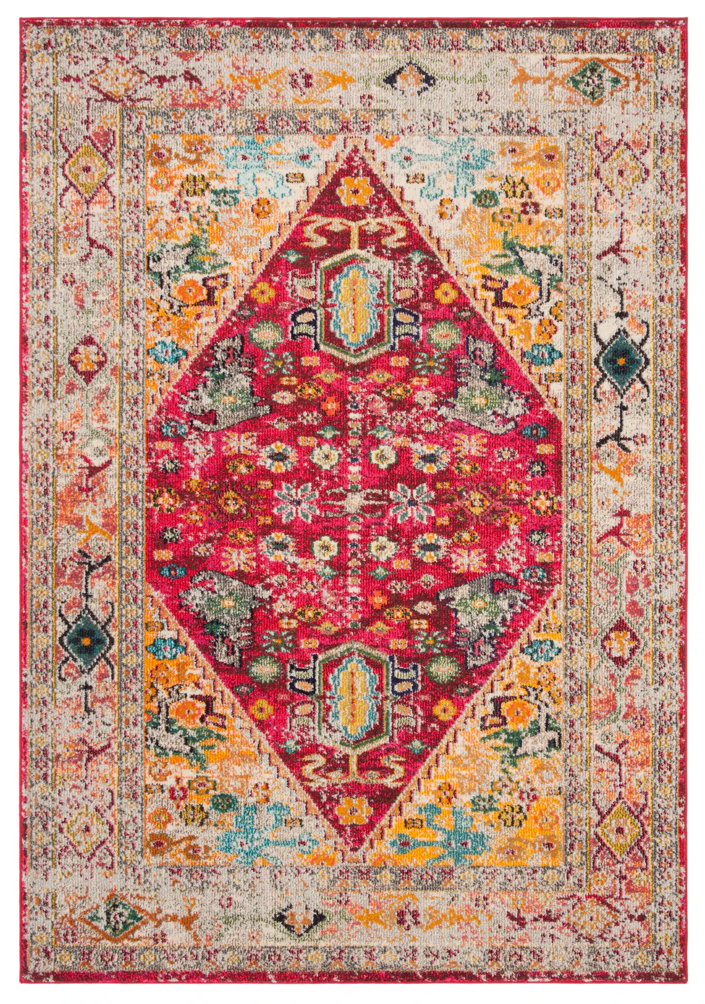 Monaco Tribal Lozenge Medallion Rug