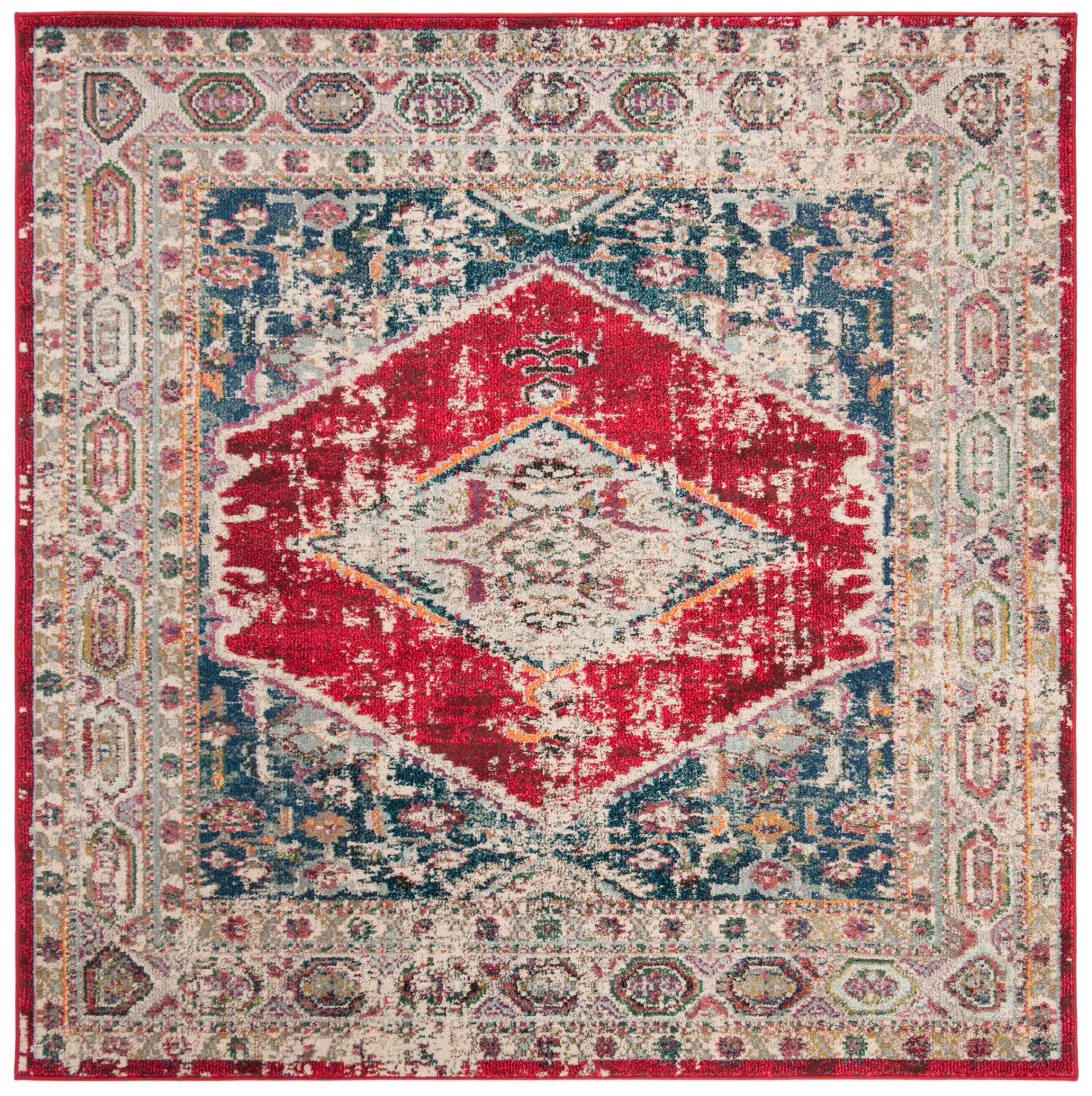 Monaco Hexagon Medallion Rug