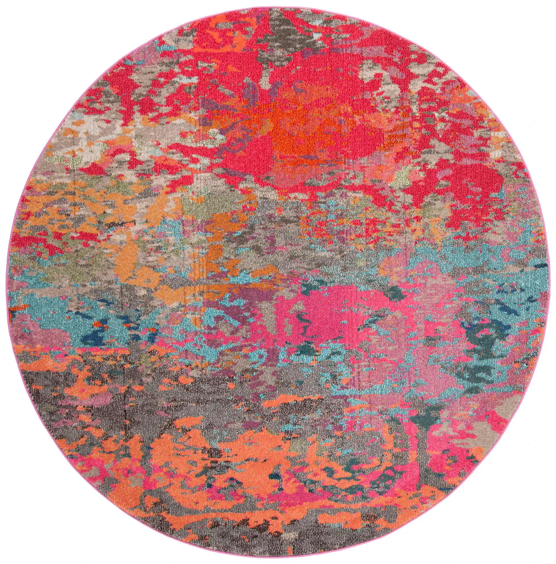 Monaco Abstract Wash Rug