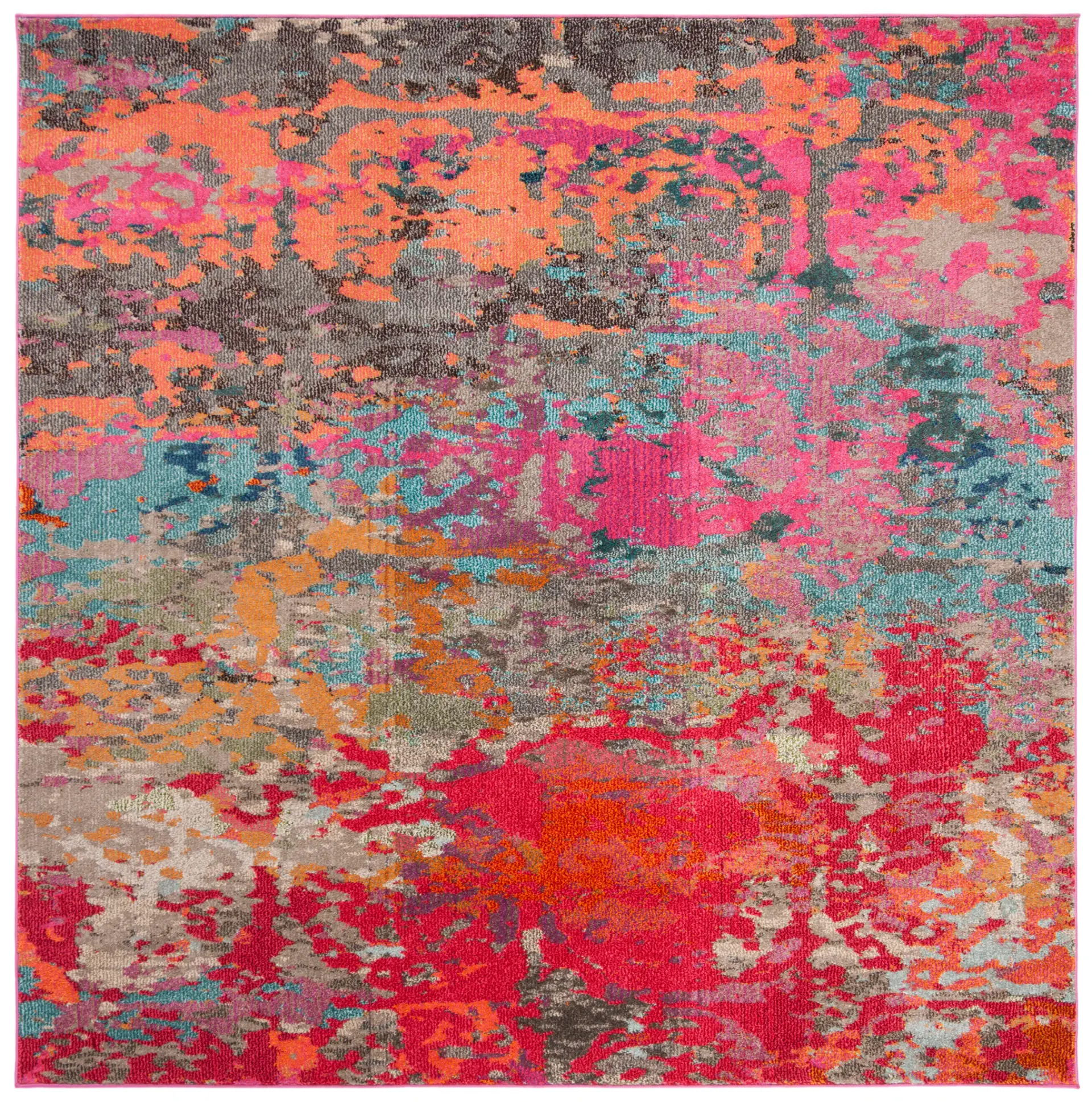 Monaco Abstract Wash Rug