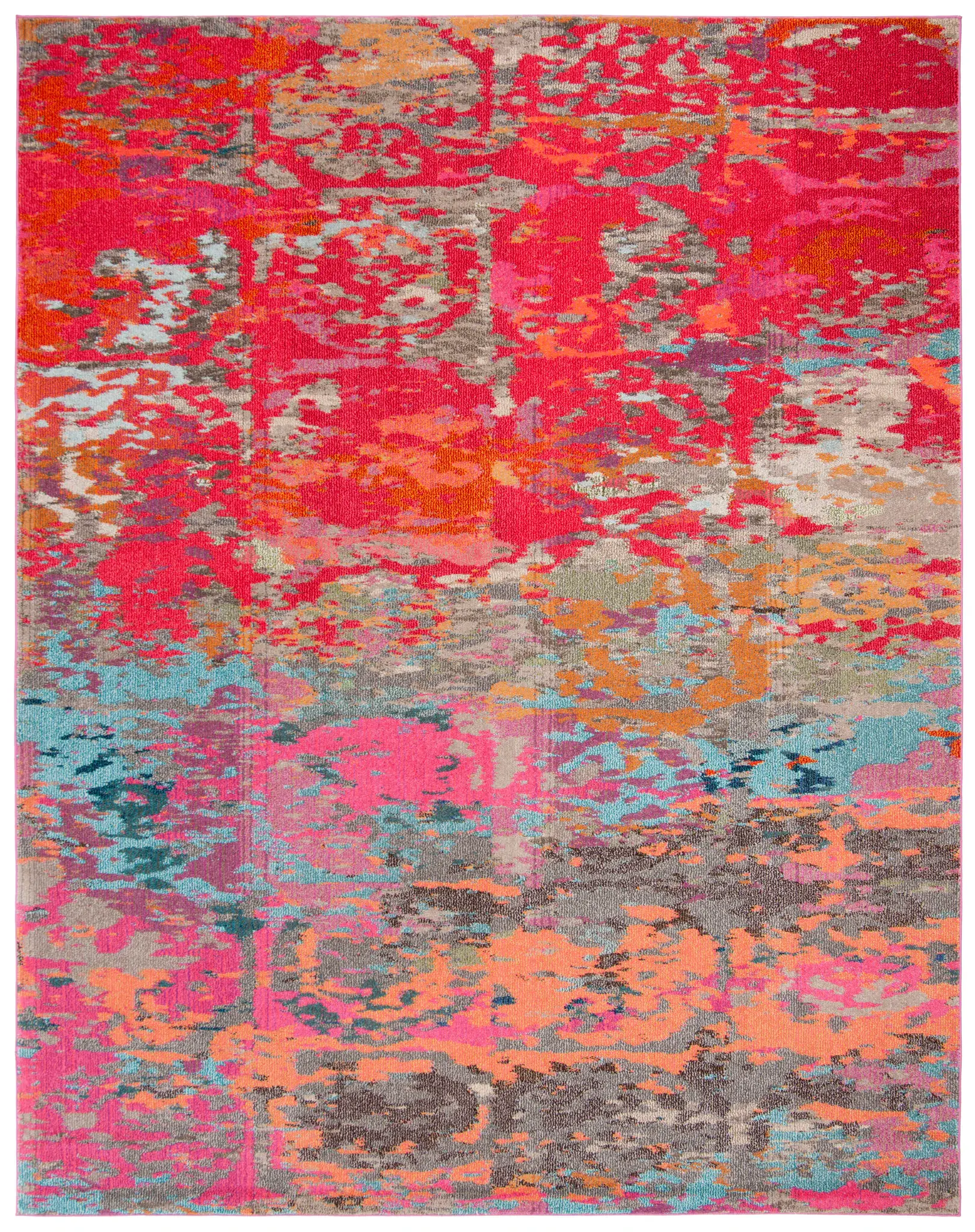 Monaco Abstract Wash Rug