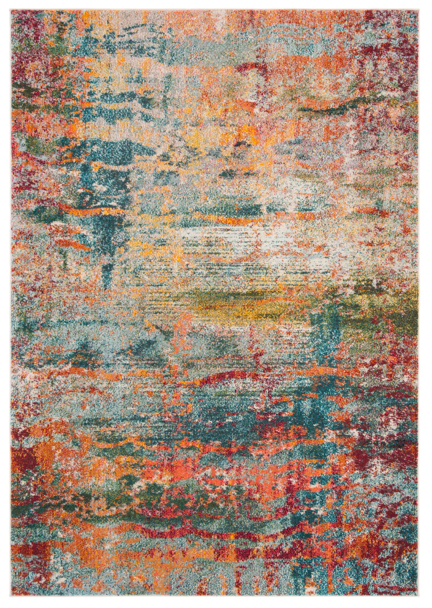 Monaco Abstract Striated Rug