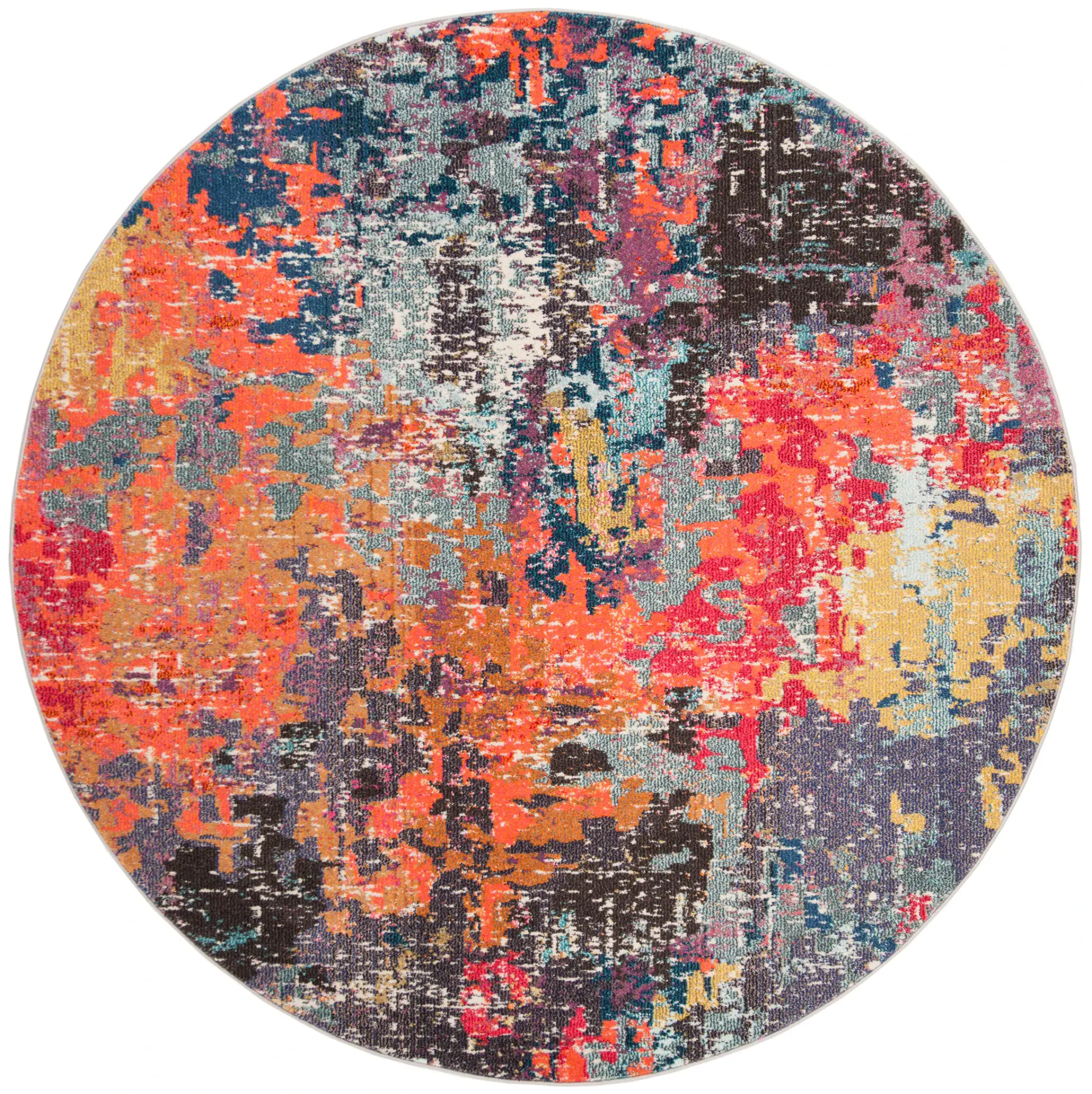 Monaco Abstract Canvas Rug