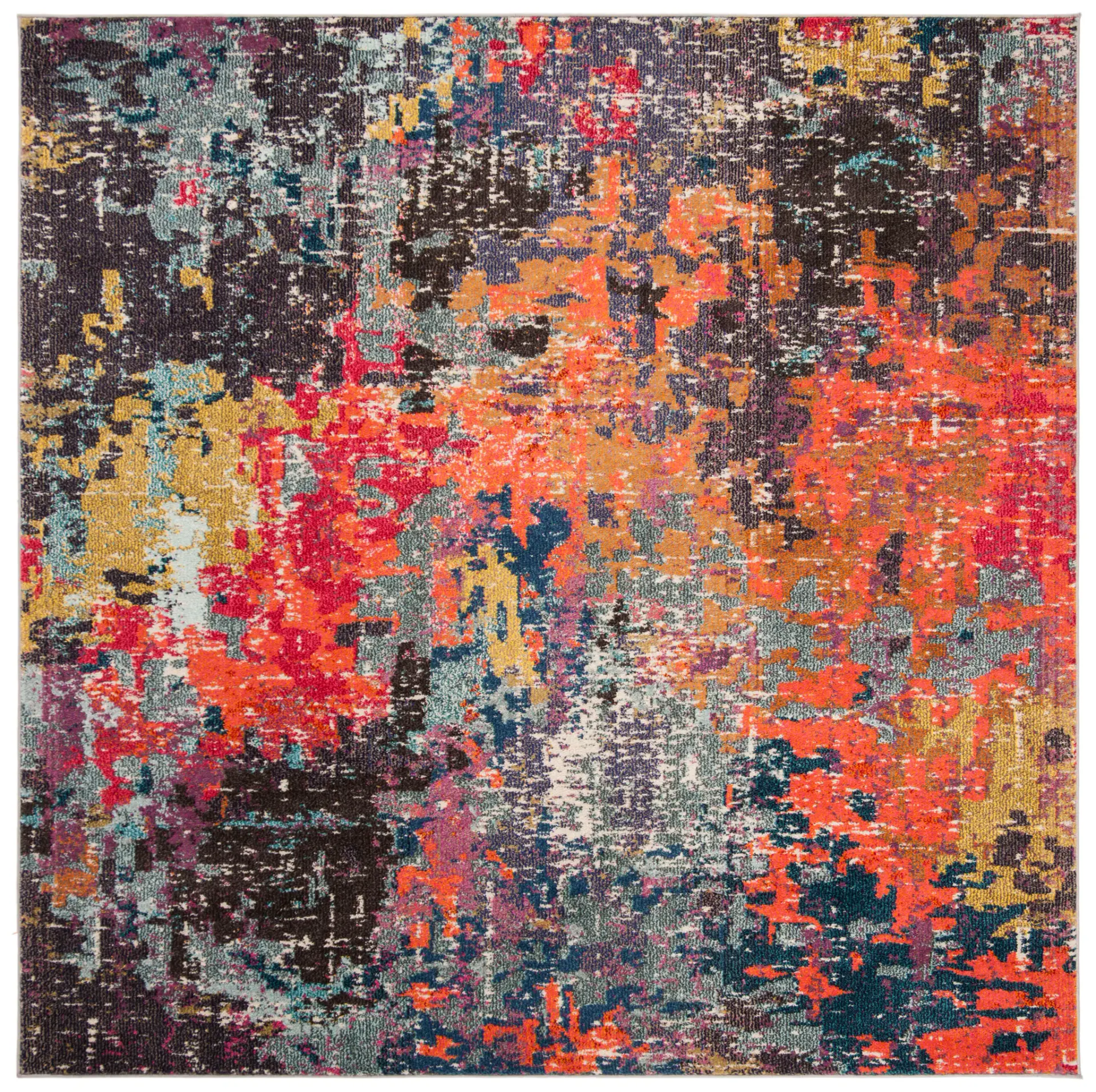 Monaco Abstract Canvas Rug