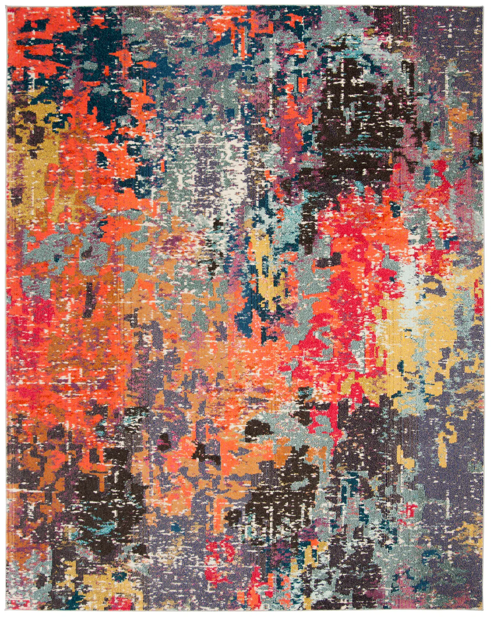 Monaco Abstract Canvas Rug