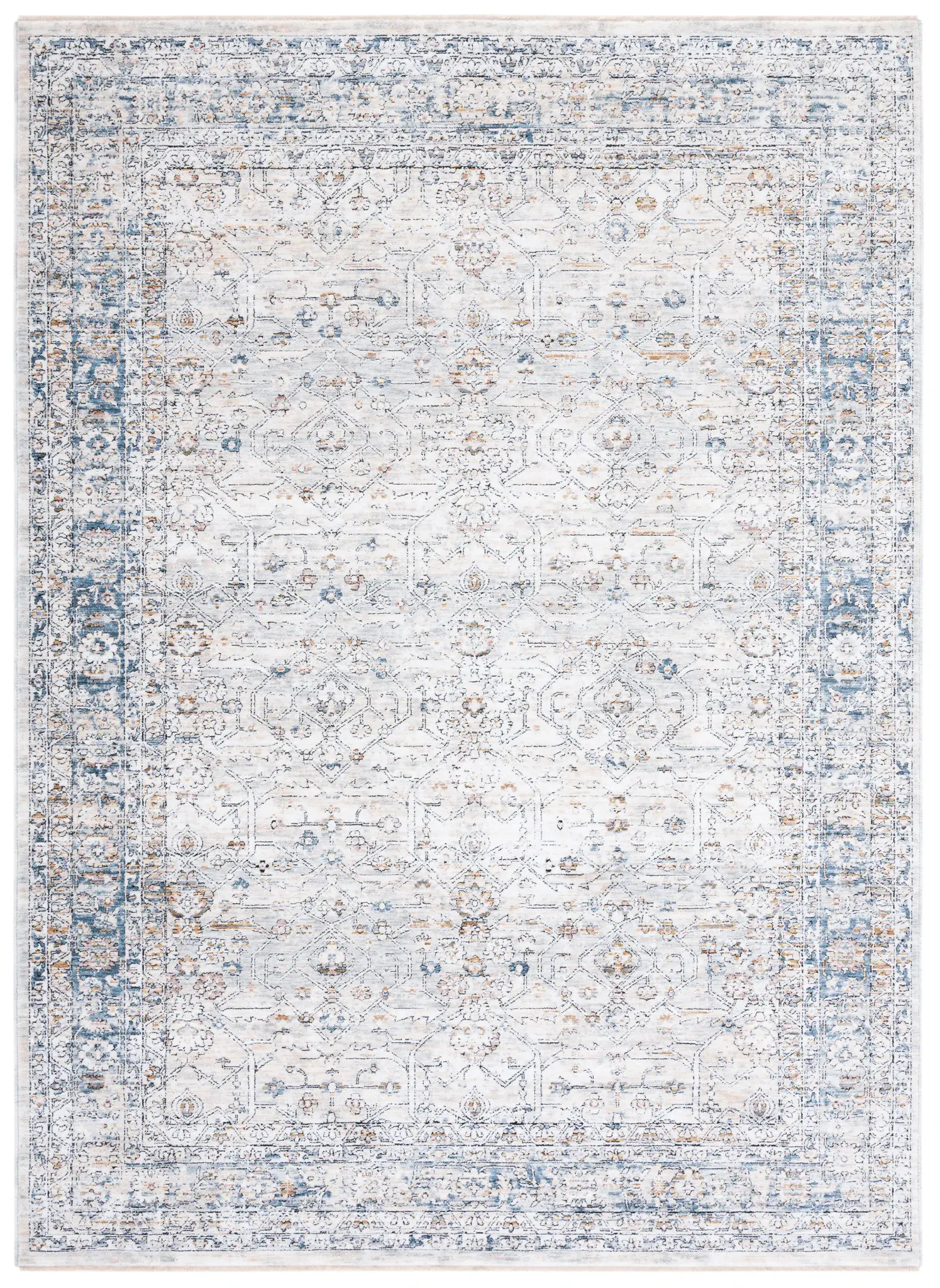 Moondust Distressed Floral Rug