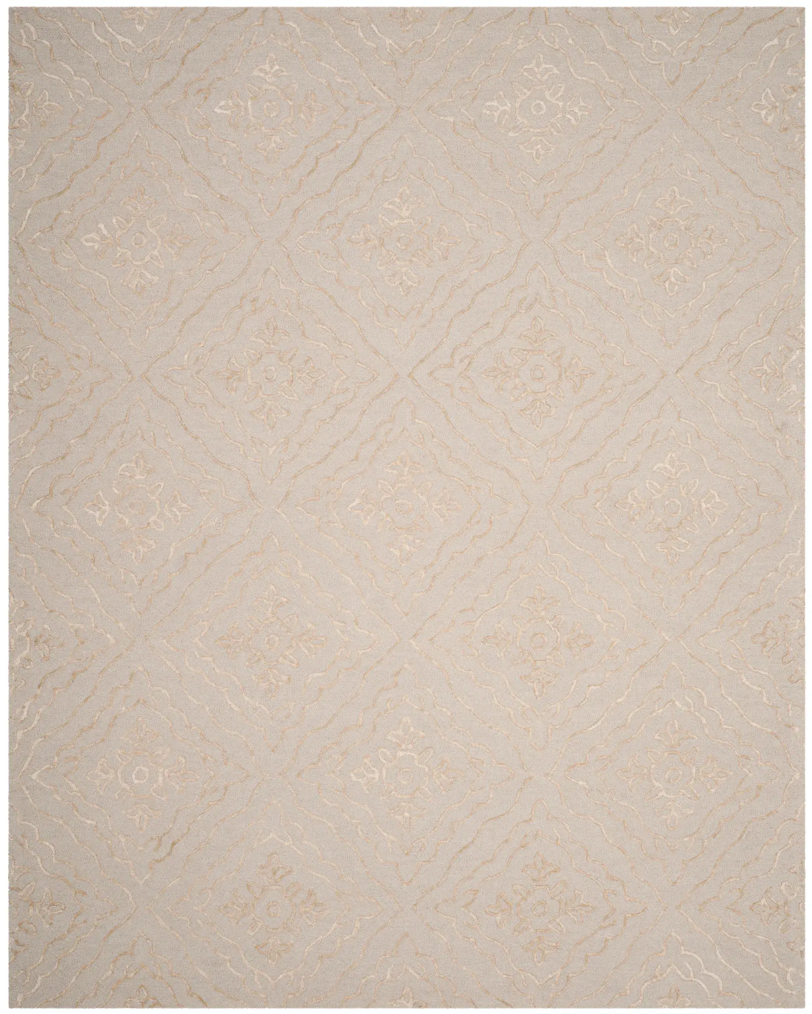 Manchester Floral Trellis Hand-Tufted Rug