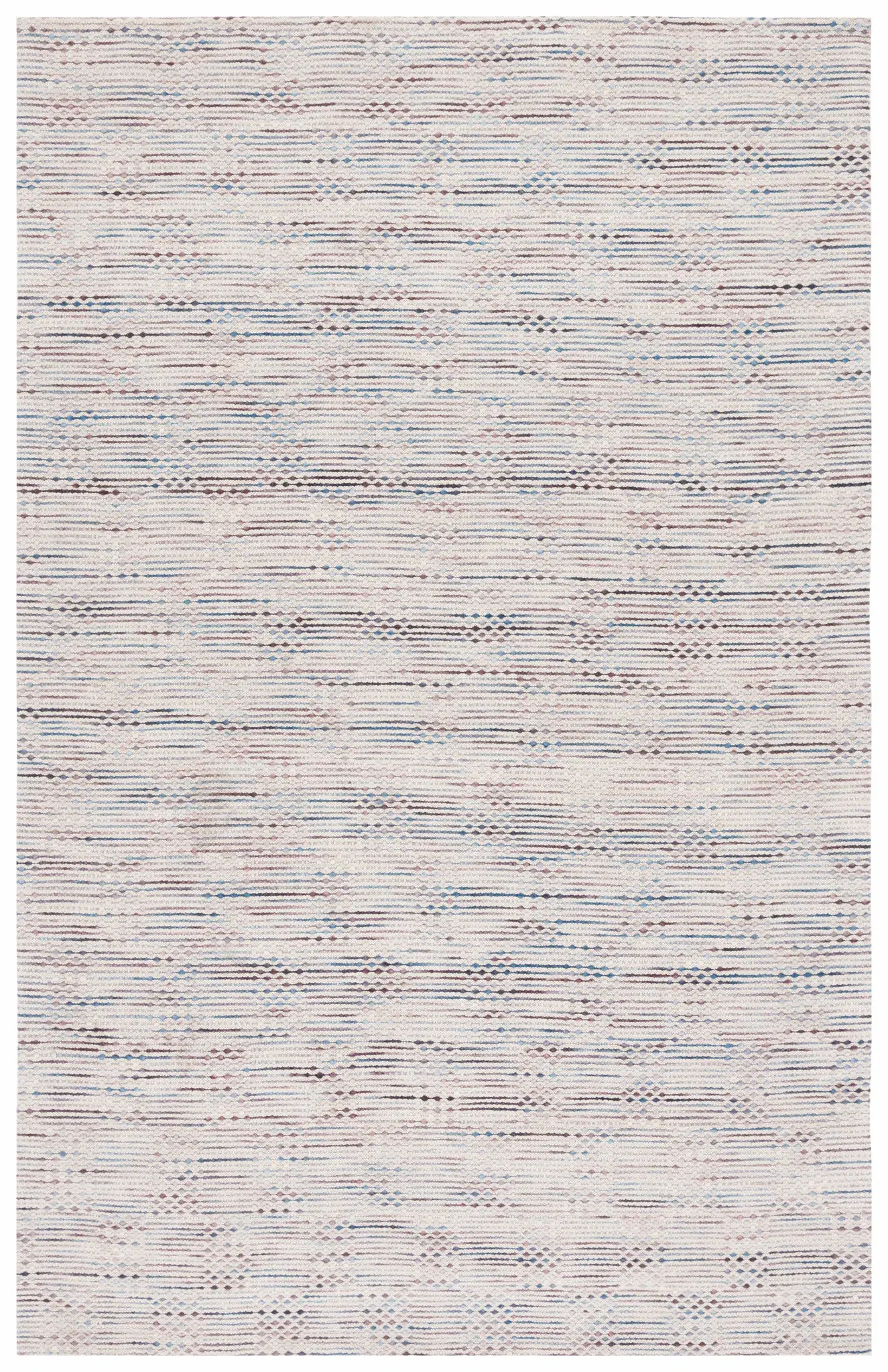 Marbella Diamond Stripe Hand-Woven Wool Rug