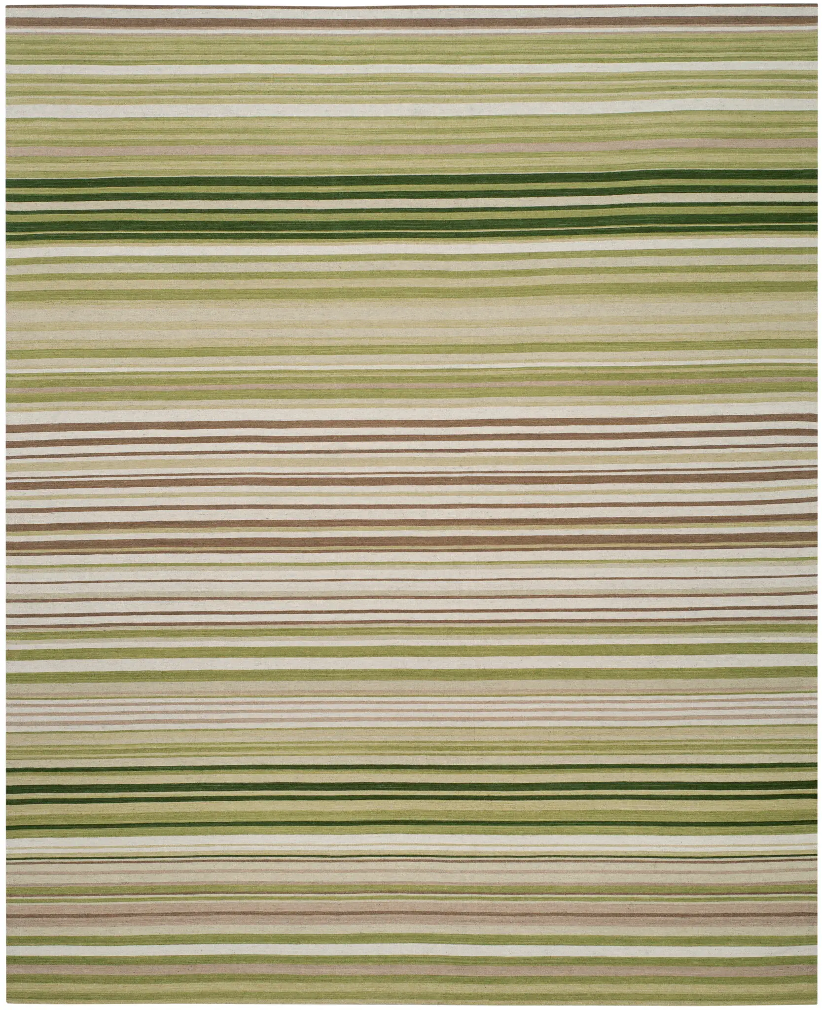Marbella Grouped Stripe Hand-Loomed Wool Rug