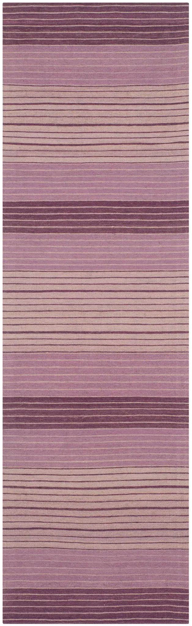 Marbella Banded Stripe Hand-Loomed Wool Rug