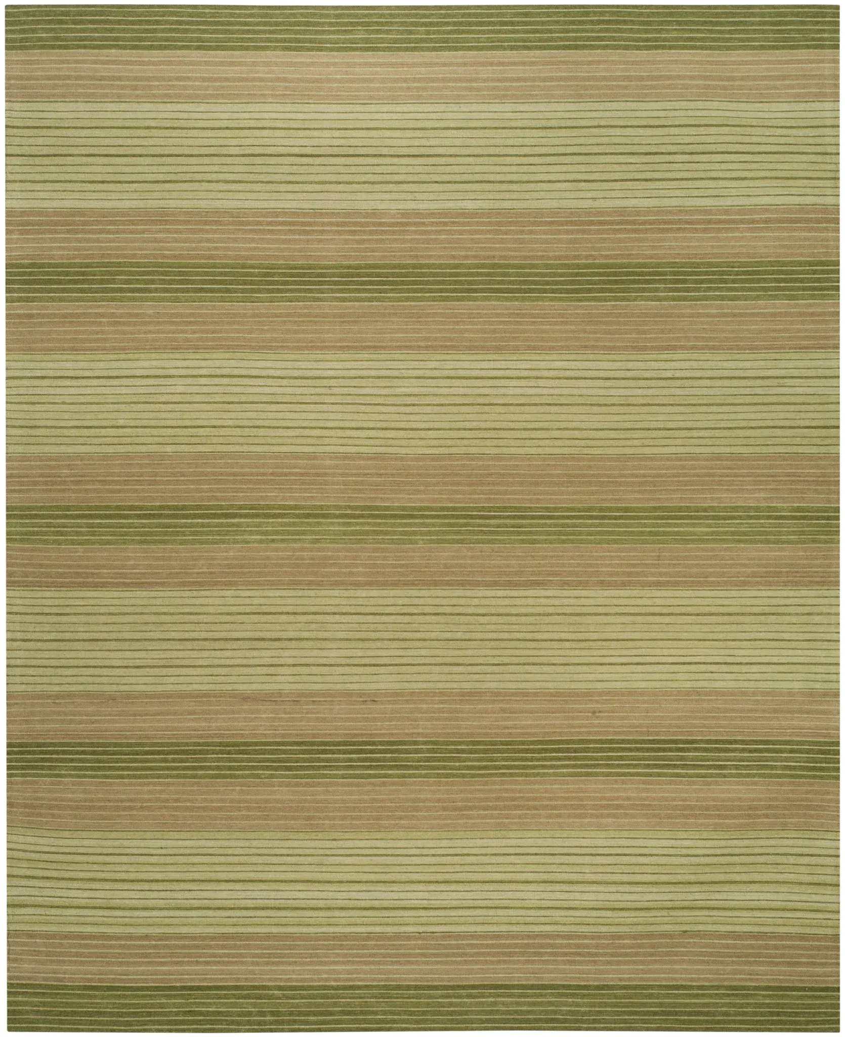 Marbella Banded Stripe Hand-Loomed Wool Rug