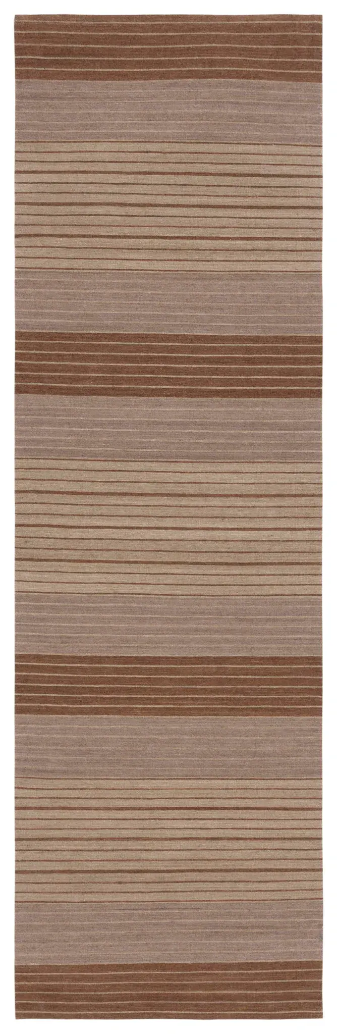 Marbella Banded Pinstripe Hand-Loomed Wool Rug