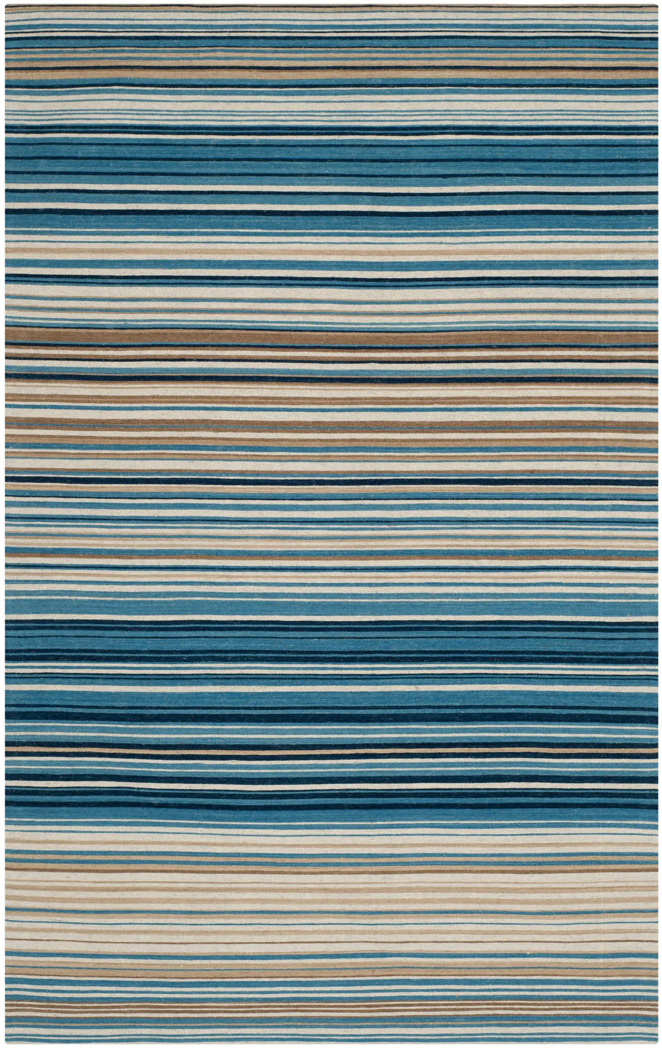 Marbella Grouped Stripe Hand-Loomed Wool Rug