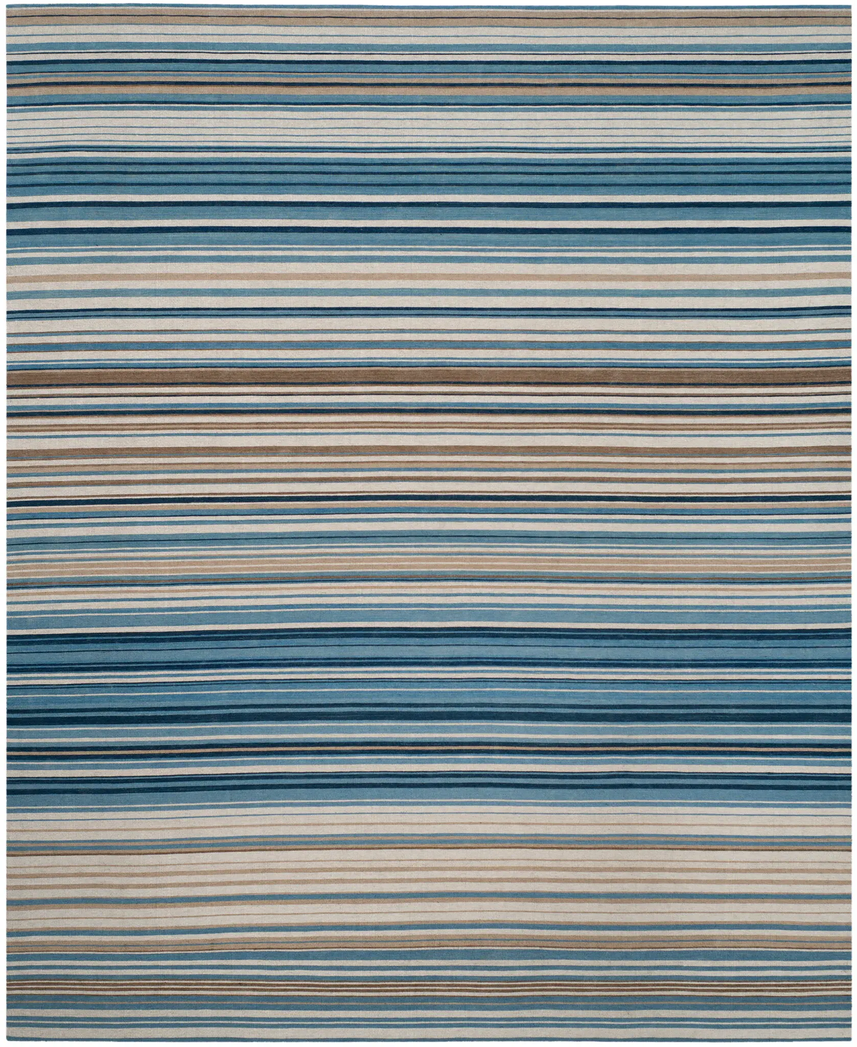 Marbella Grouped Stripe Hand-Loomed Wool Rug