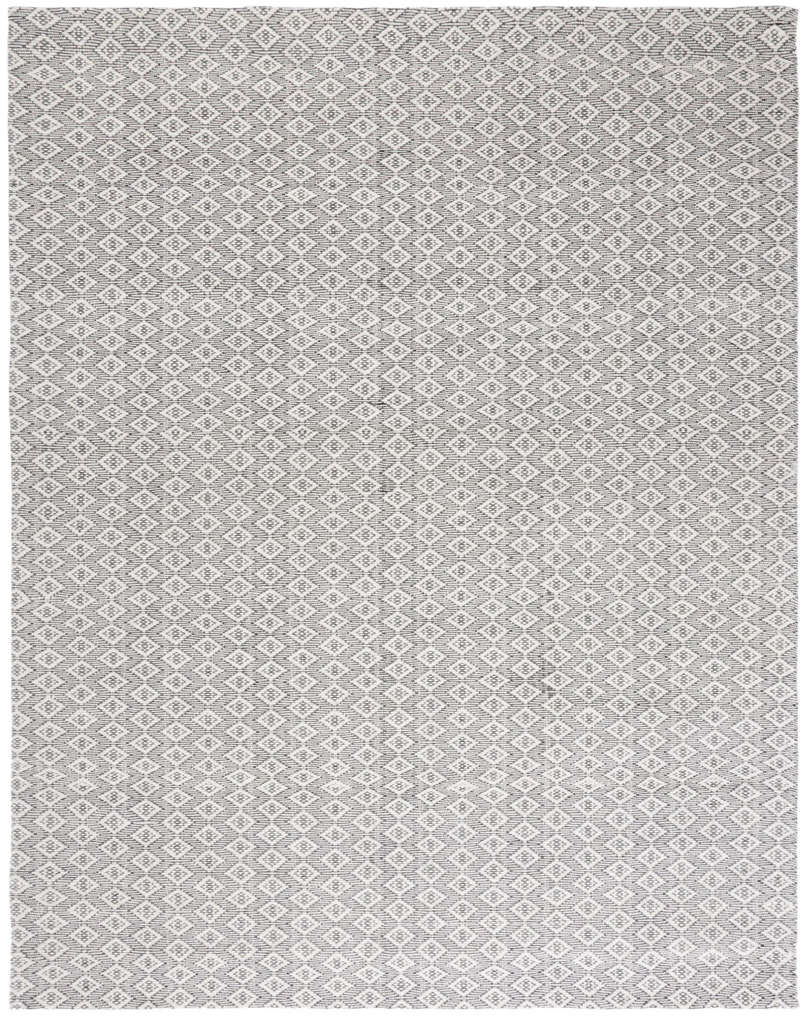 Marbella Repeating Diamond Hand-Woven Wool Rug