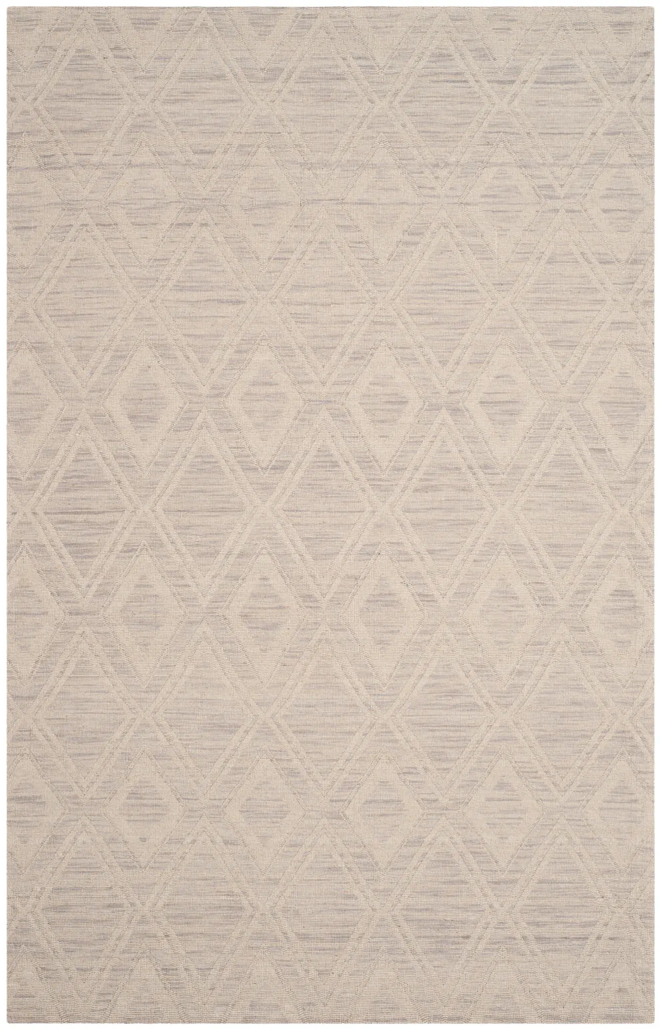 Marbella Diamond Lattice Hand-Loomed Wool Rug