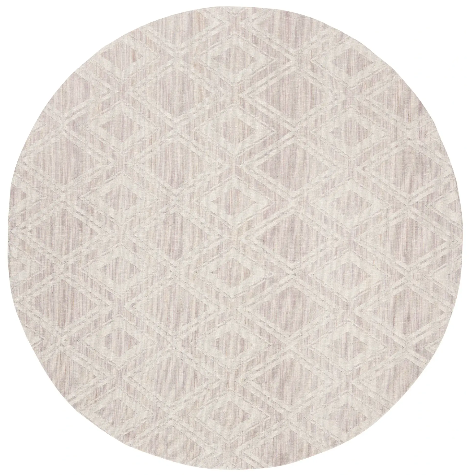 Marbella Diamond Lattice Hand-Loomed Wool Rug