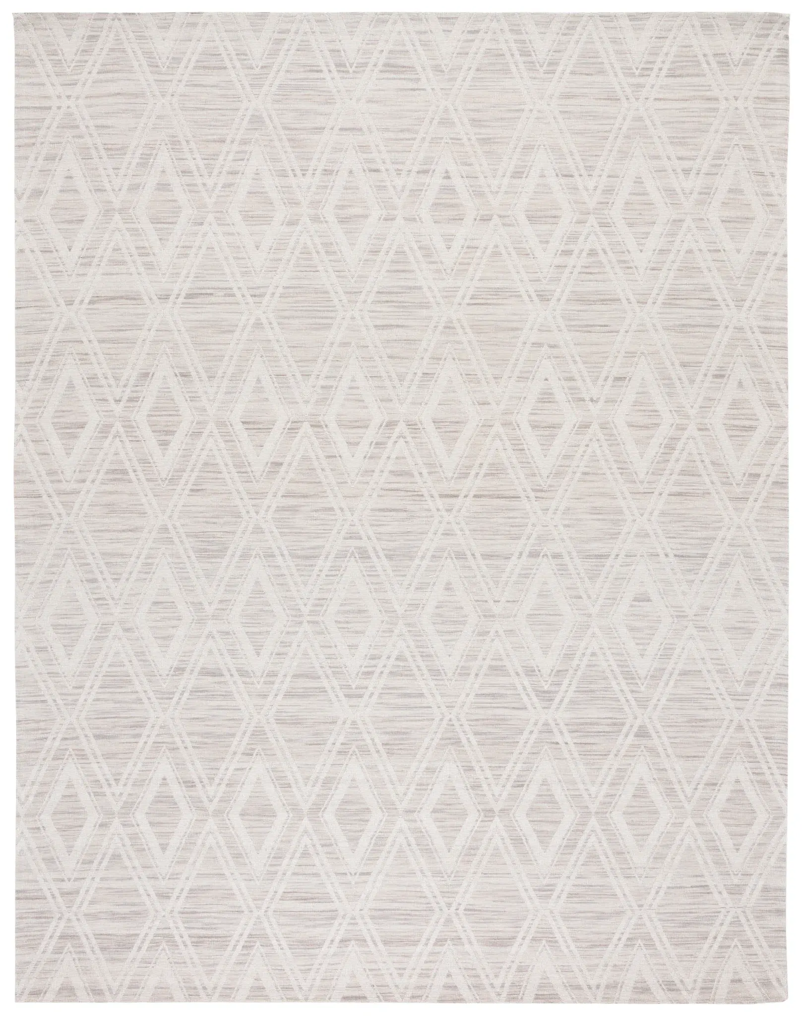 Marbella Diamond Lattice Hand-Loomed Wool Rug
