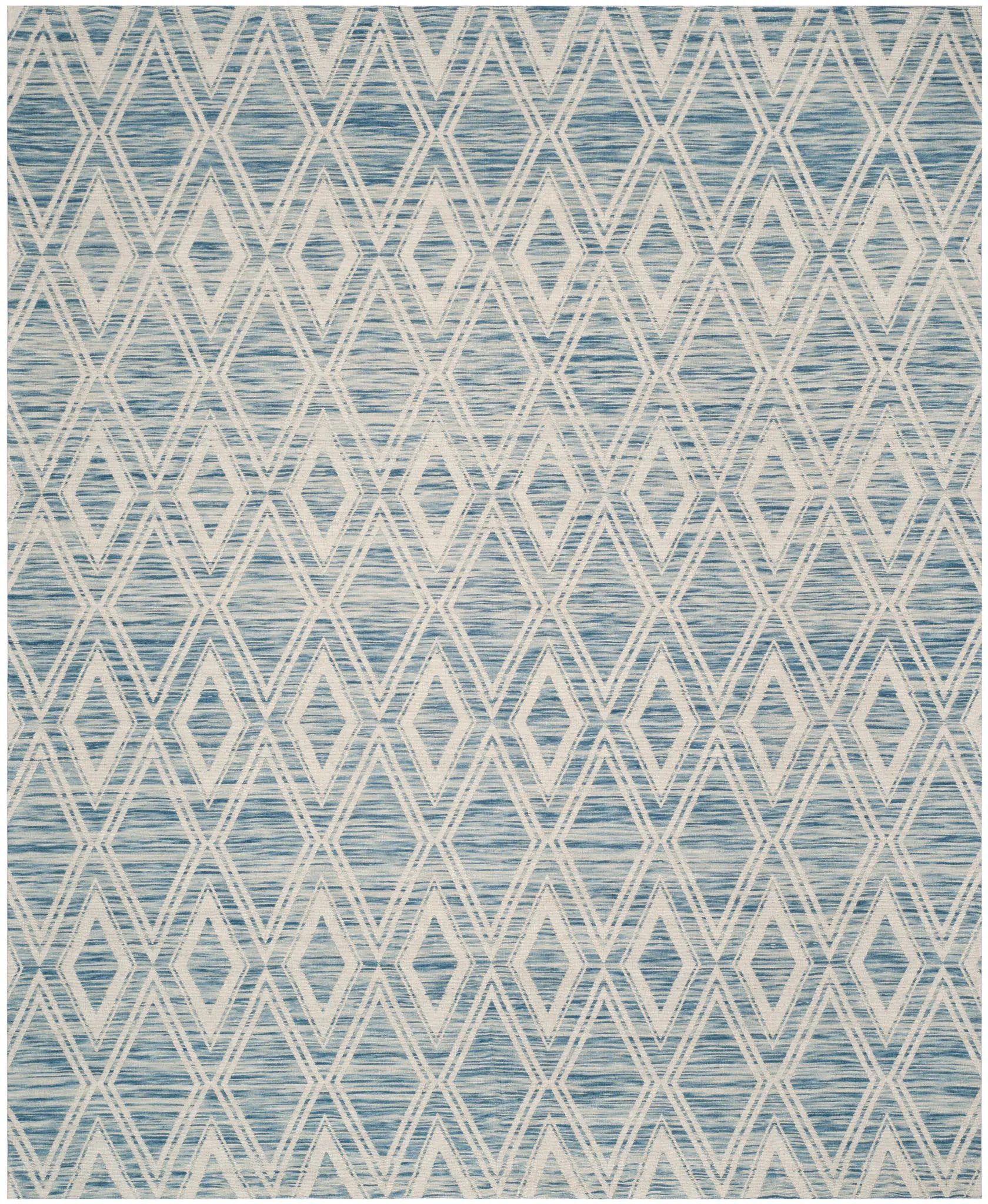 Marbella Diamond Lattice Hand-Loomed Wool Rug