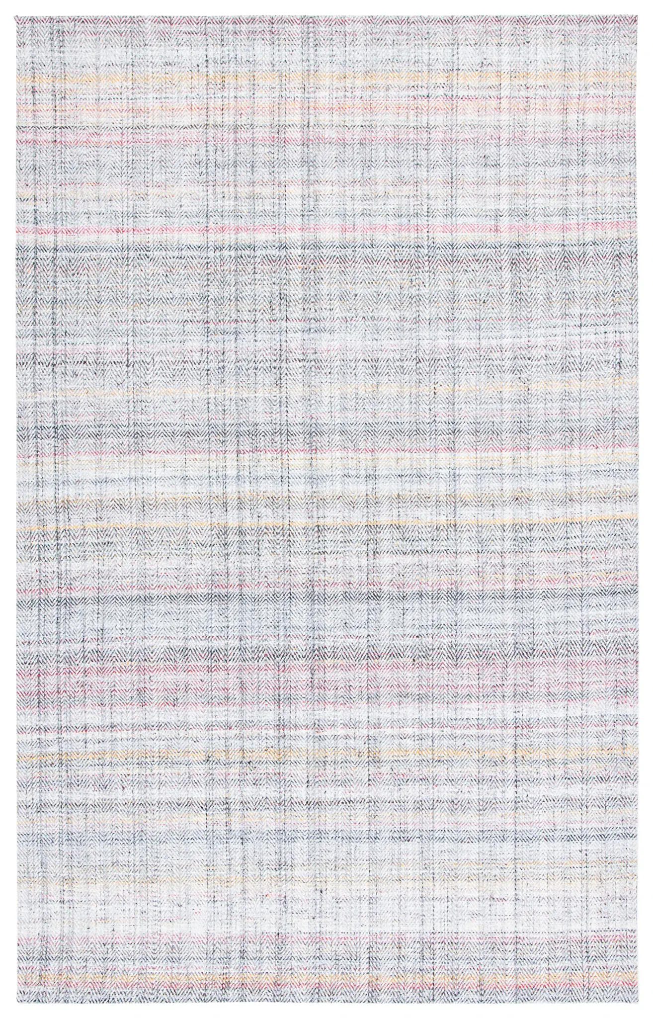 Marbella Herringbone Stripe Hand-Woven Rug