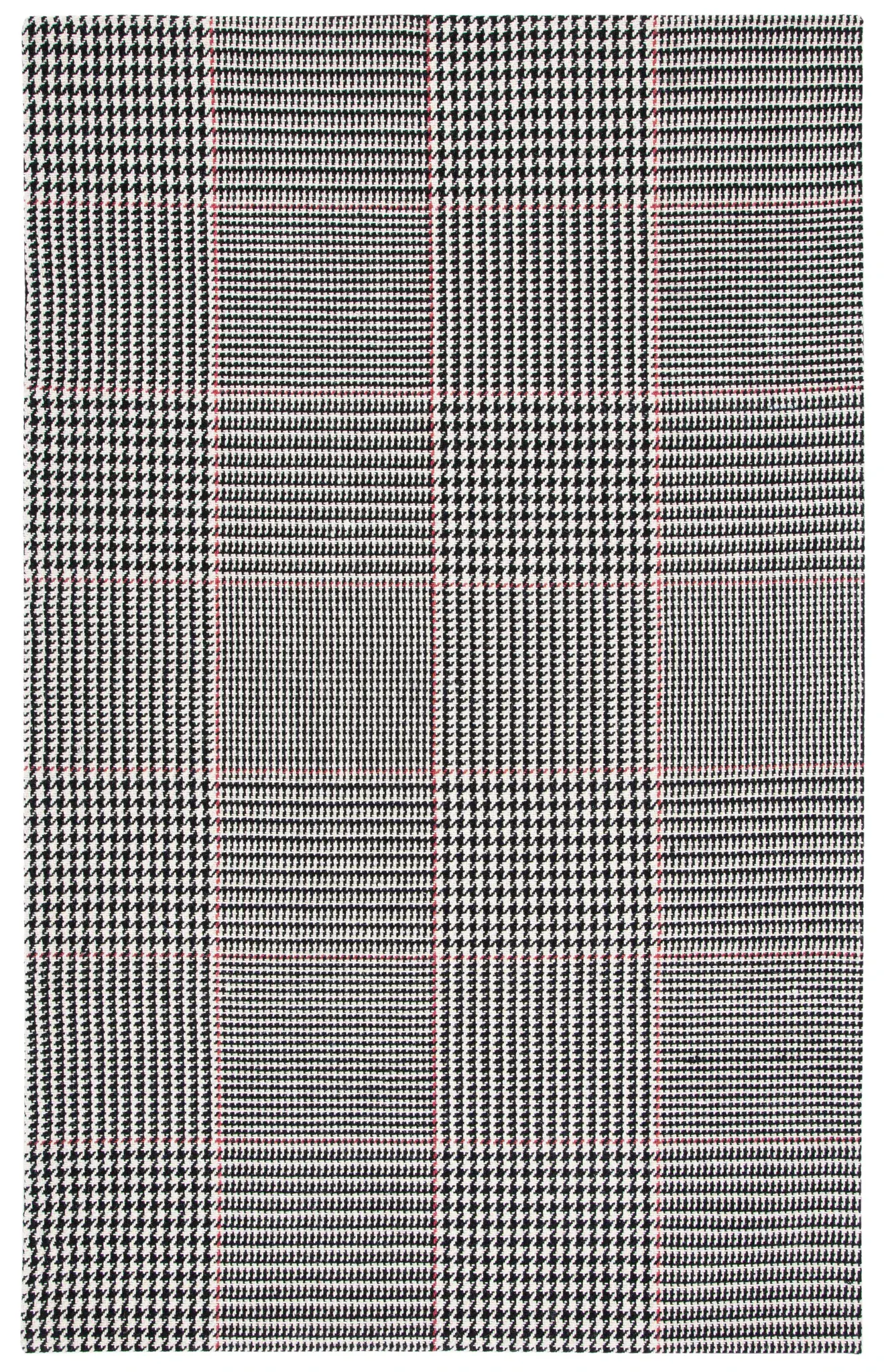 Marbella Plaid Hand-Woven Wool Rug