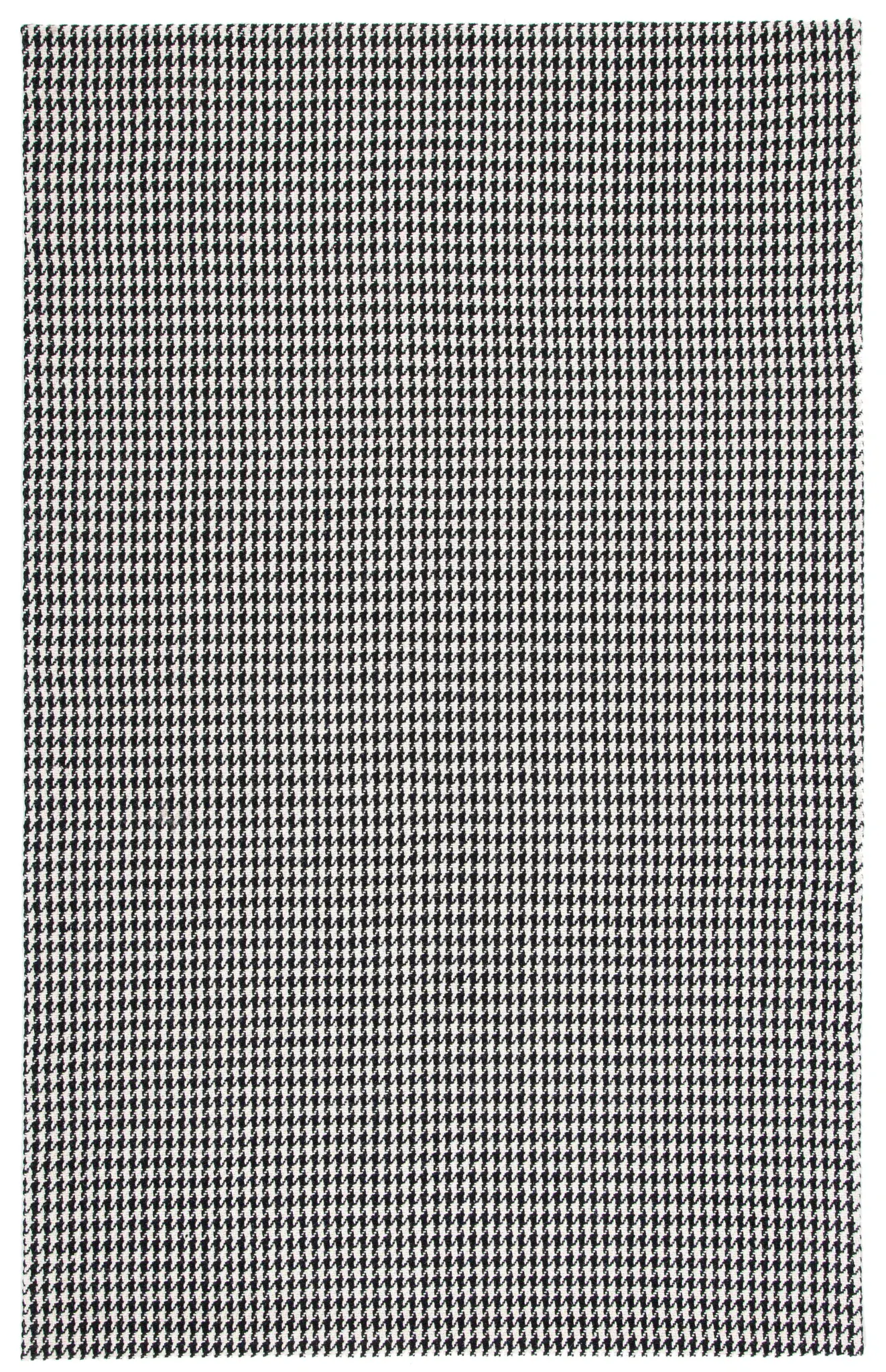 Marbella Houndstooth Hand-Woven Wool Rug