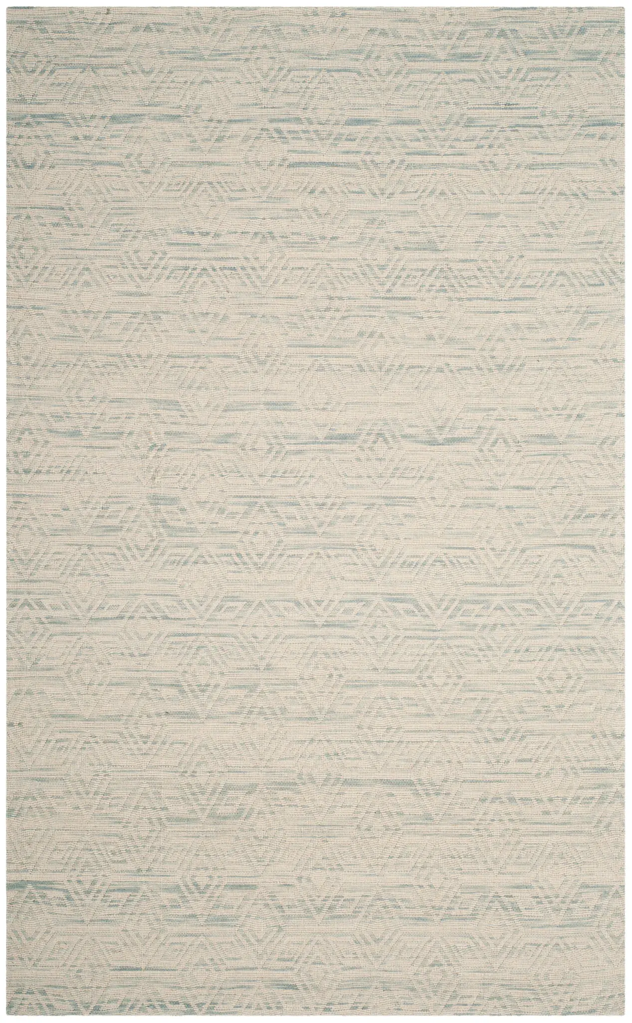 Marbella Tribal Diamond Hand-Loomed Wool Rug