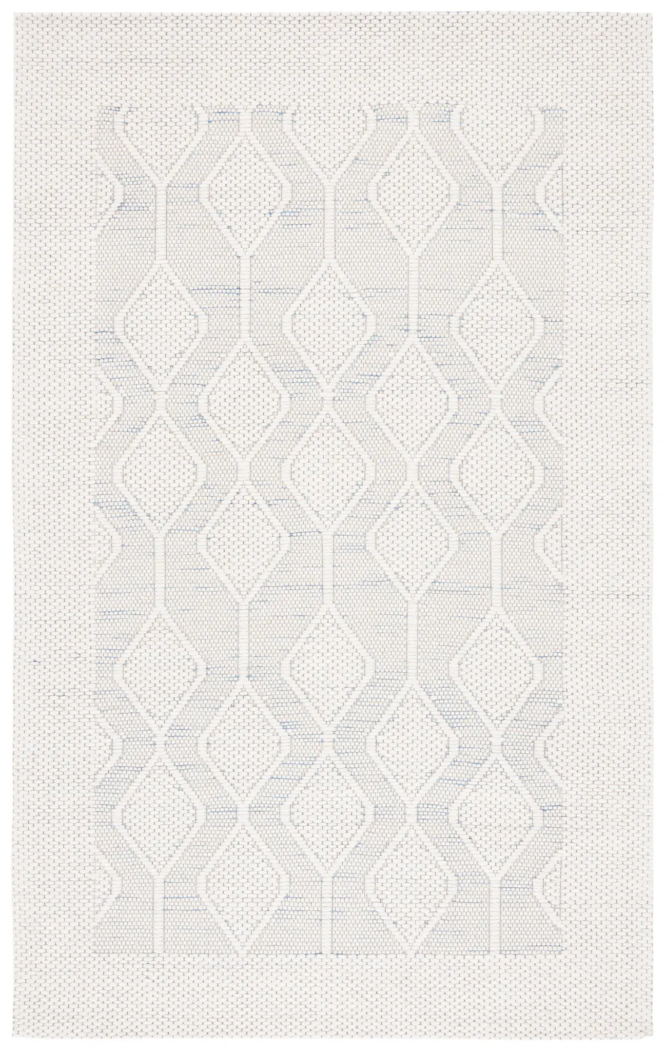Marbella Textured Diamond Hand-Woven Wool Blend Rug