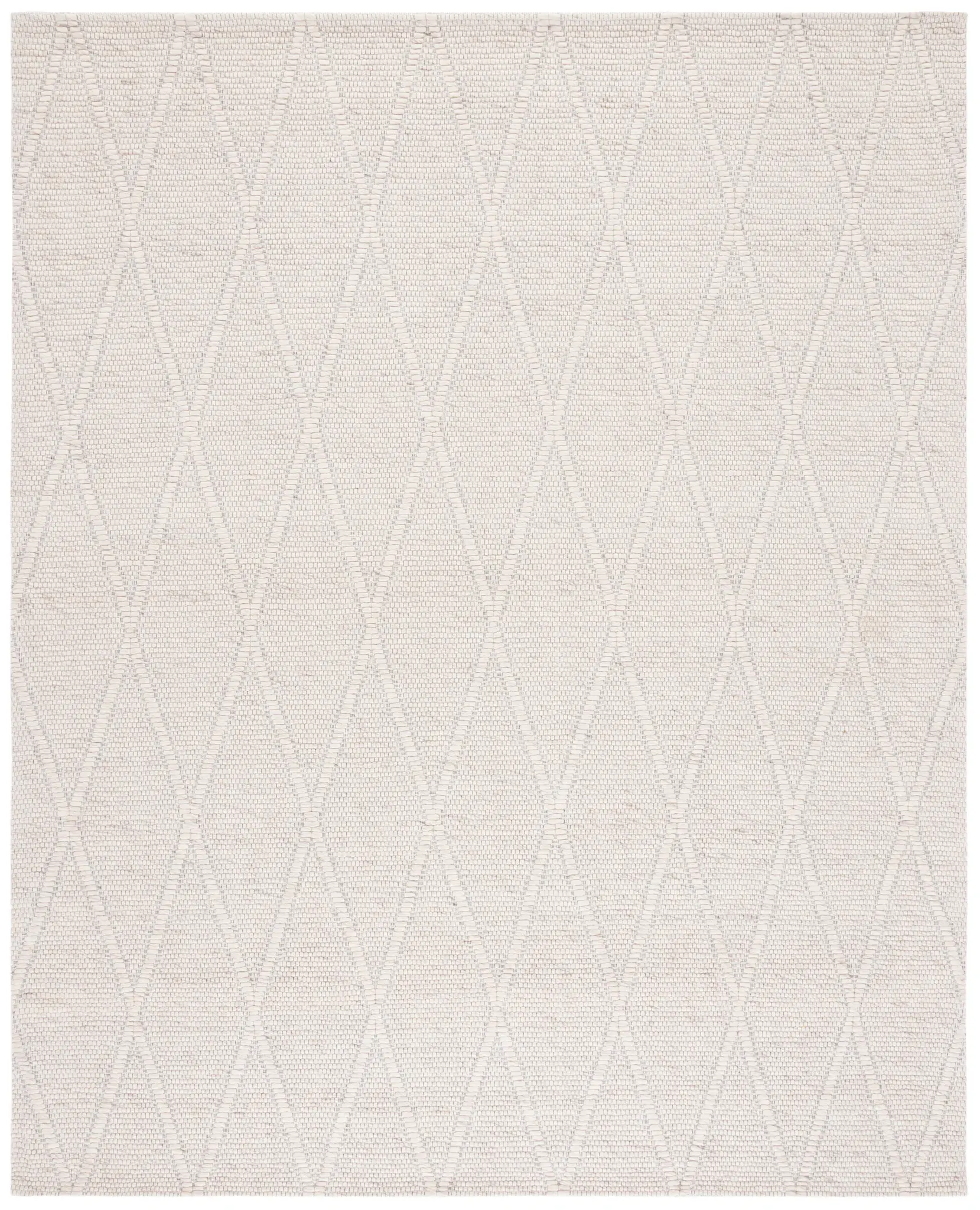 Marbella Diamond Lattice Hand-Loomed Wool Blend Rug