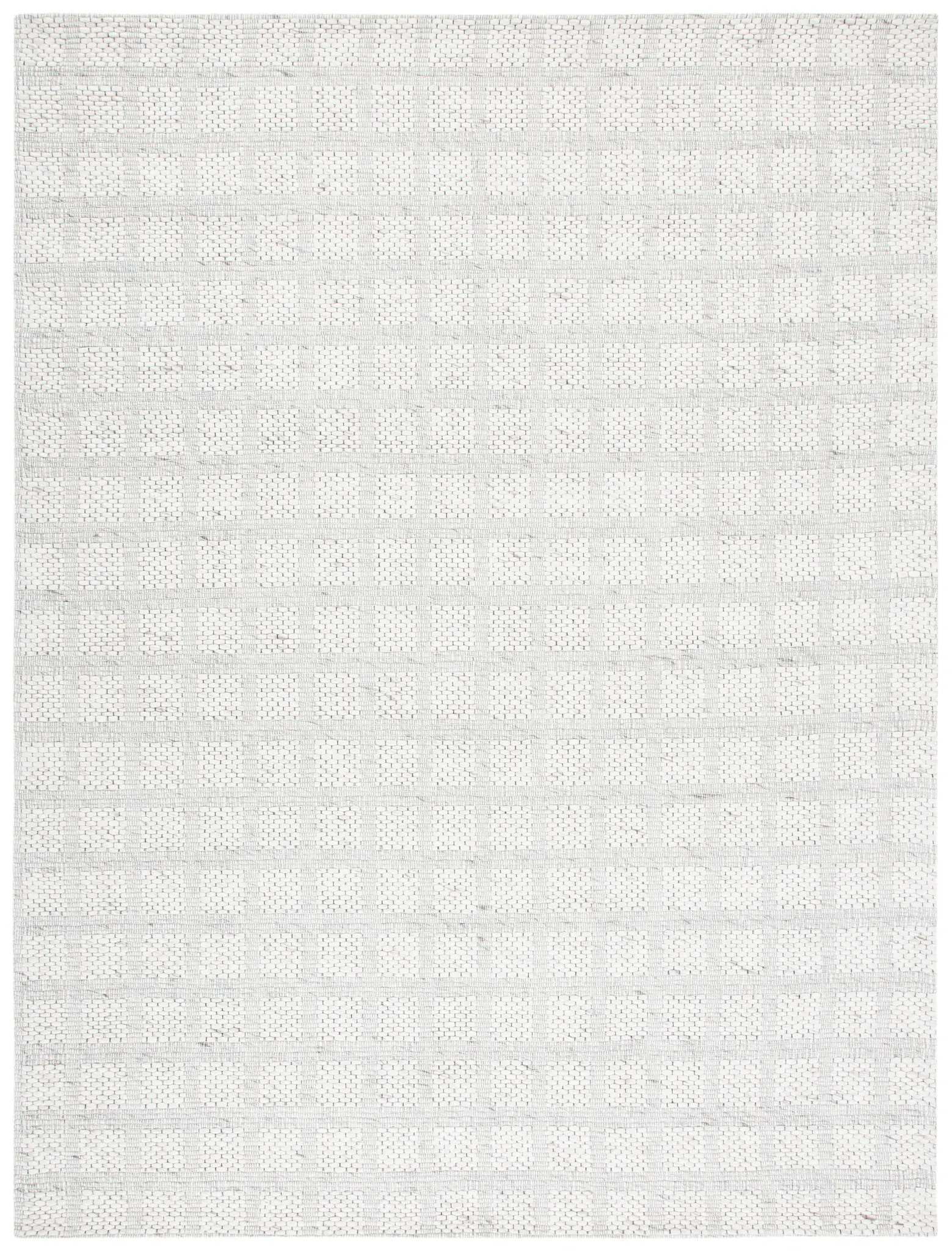 Marbella Grid Hand-Loomed Wool Blend Rug